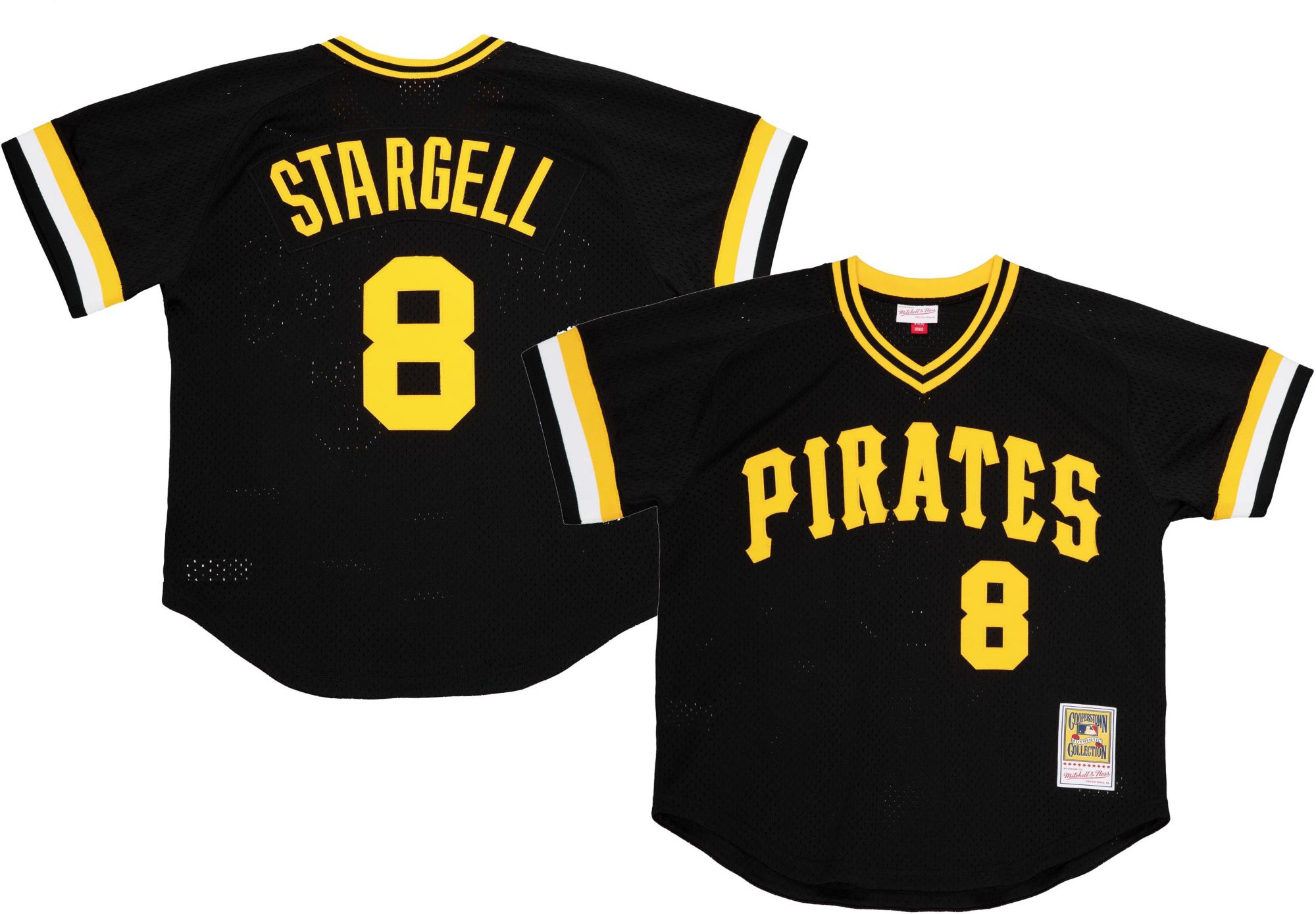 Mitchell & Ness Pittsburgh Pirates Willie Stargell #8 Black Jersey 