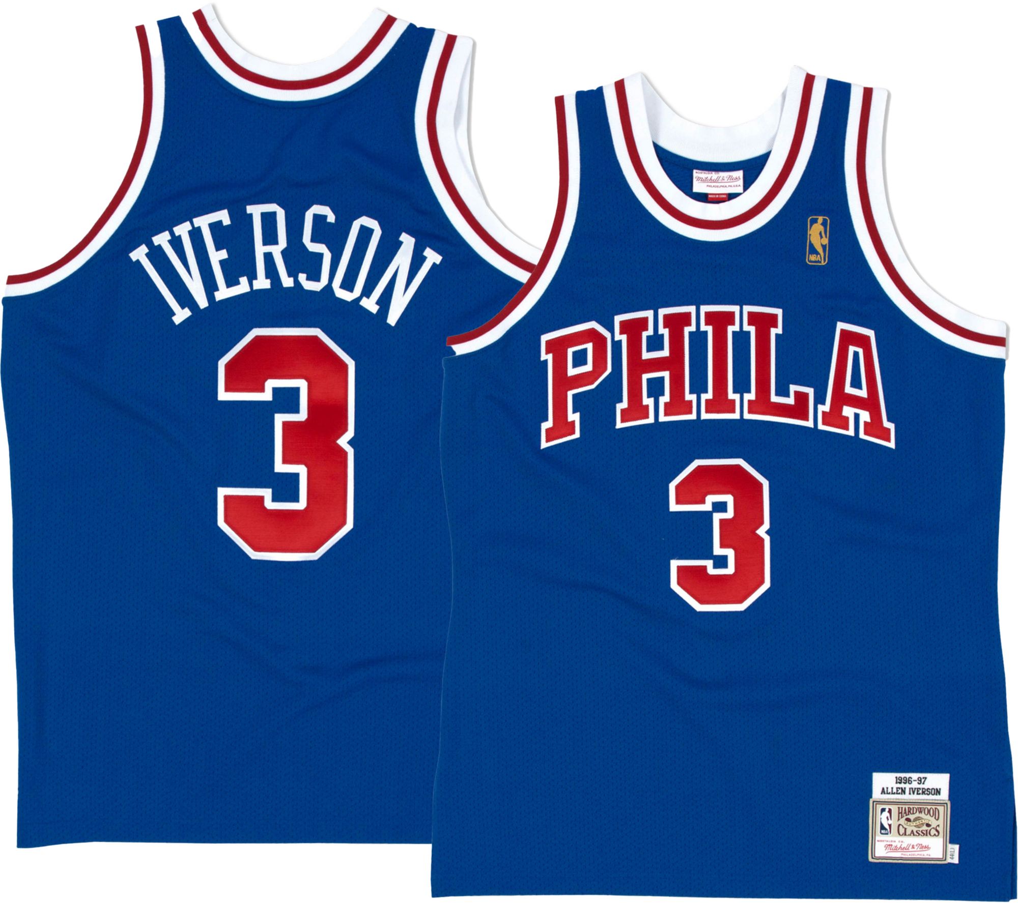 Mitchell & Ness Men's Philadelphia 76ers Allen Iverson #3 Swingman