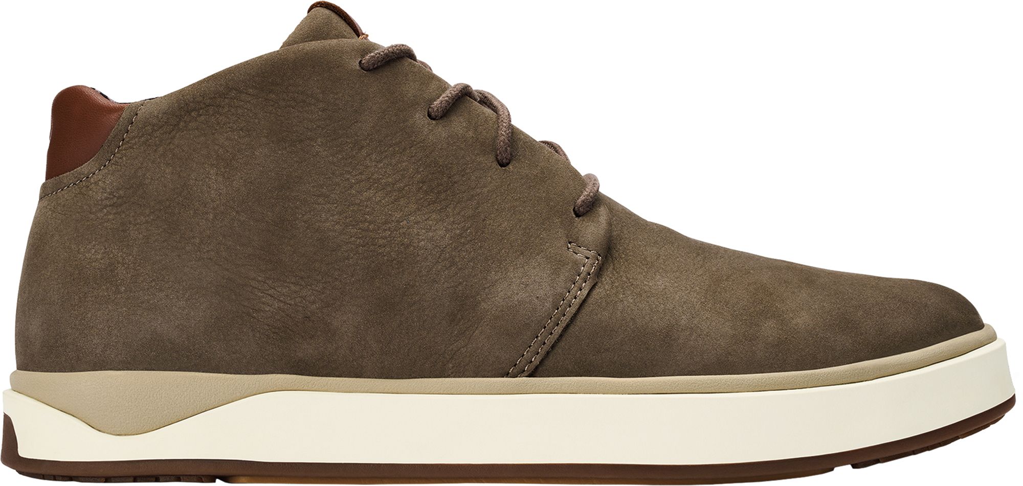 OLUKAI Men’s Brown Leather Boots Size 10 M Amazon.com | OLUKAI Mauna Iki - Mens Wool Lined Boots  main image 2