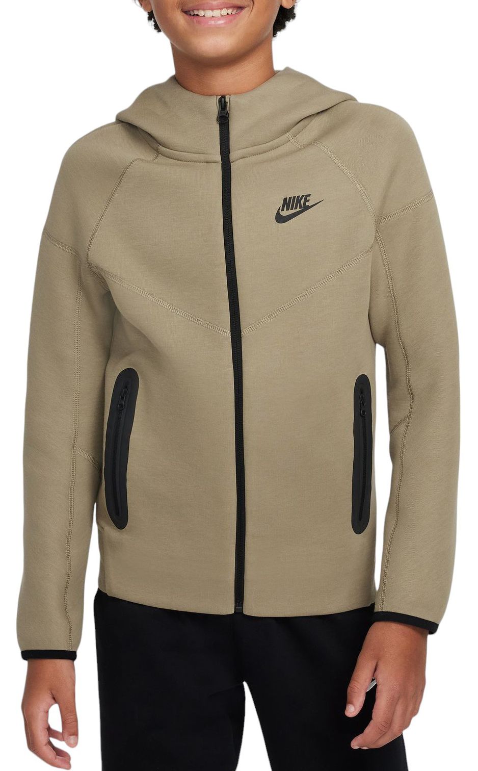 XXL Nike tech olive green zip outlet up Hoodie