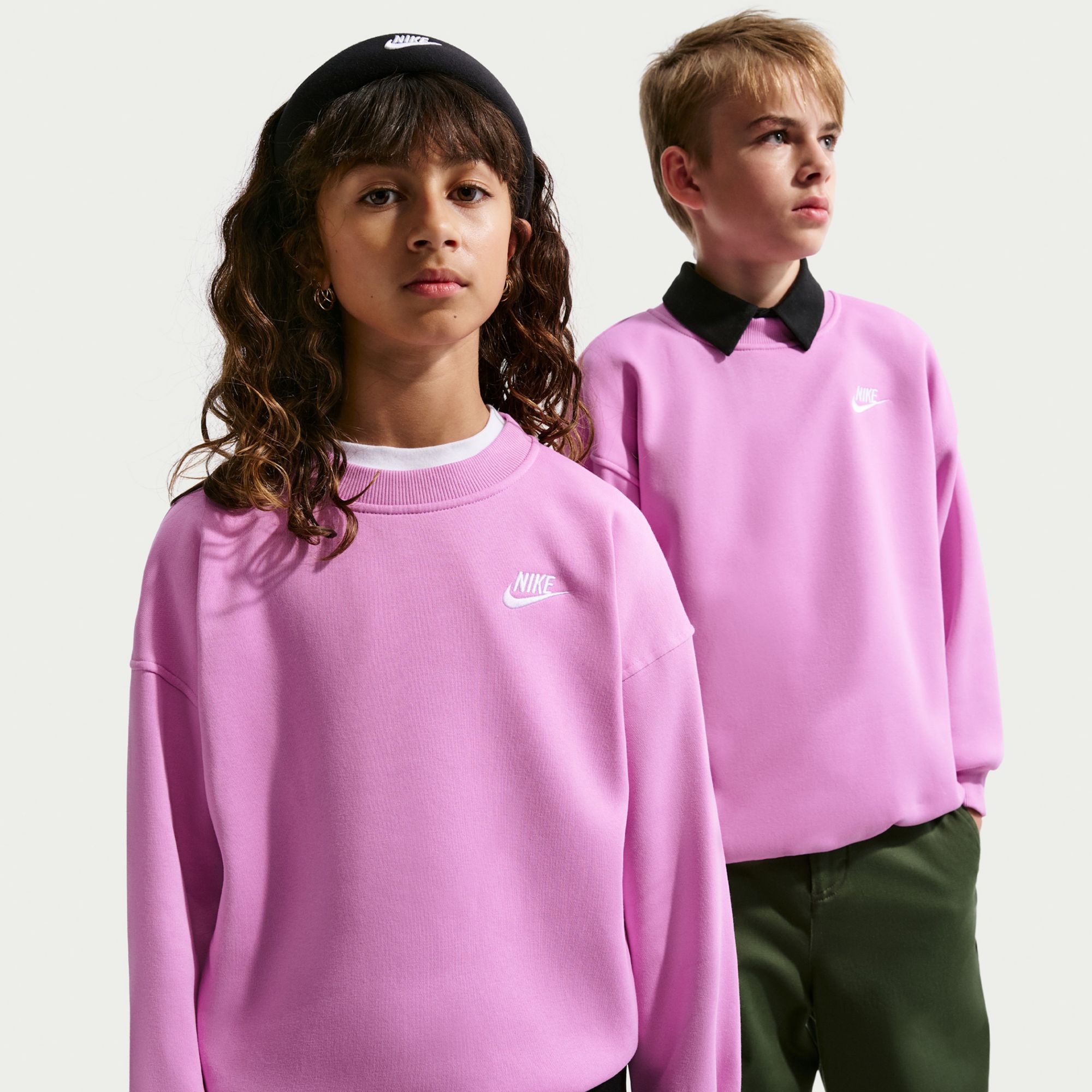 Nike Girls' Sportswear Club Fleece Oversized Sweatshirt | Dick's