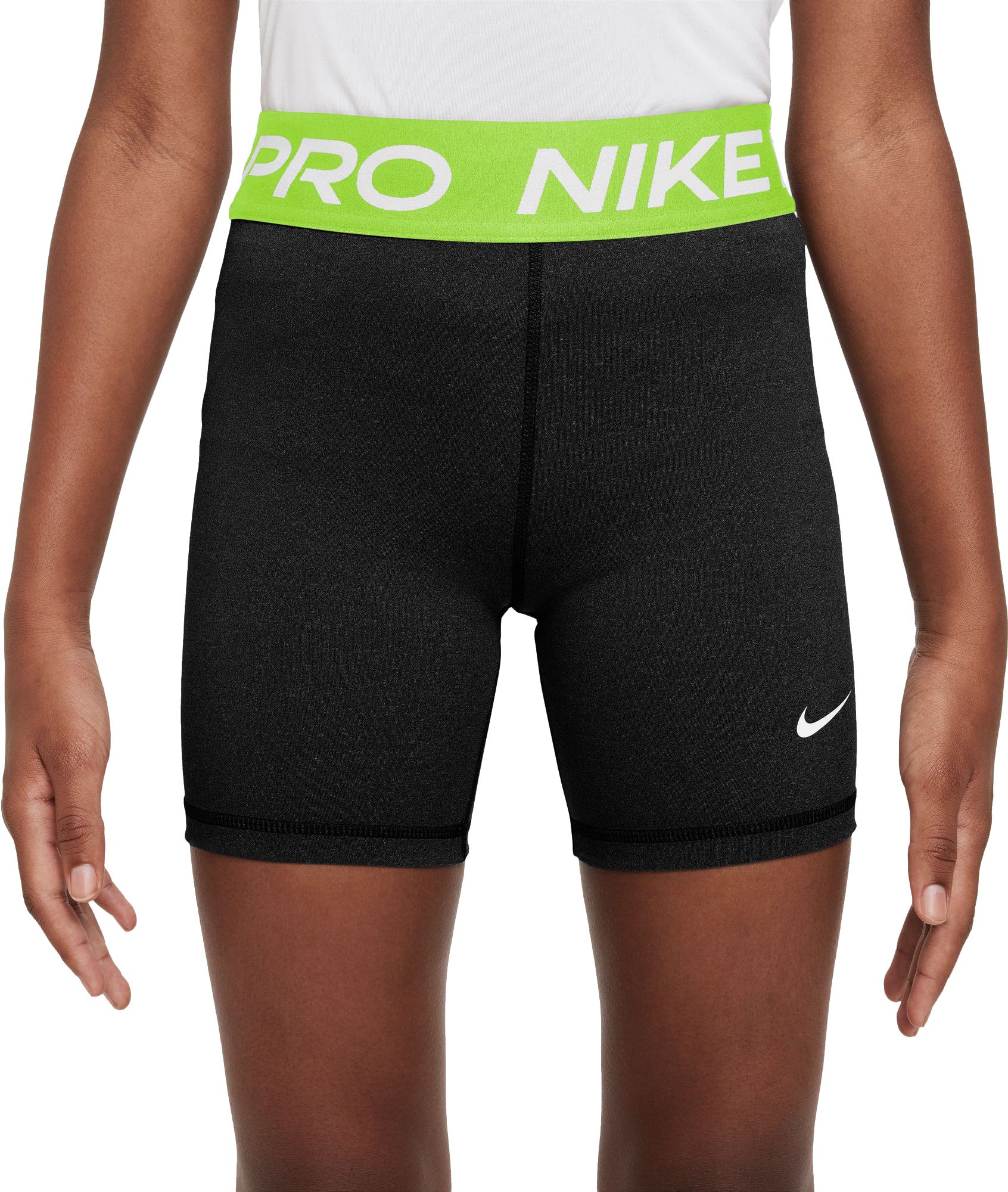 Nike pro compression shorts girls best sale