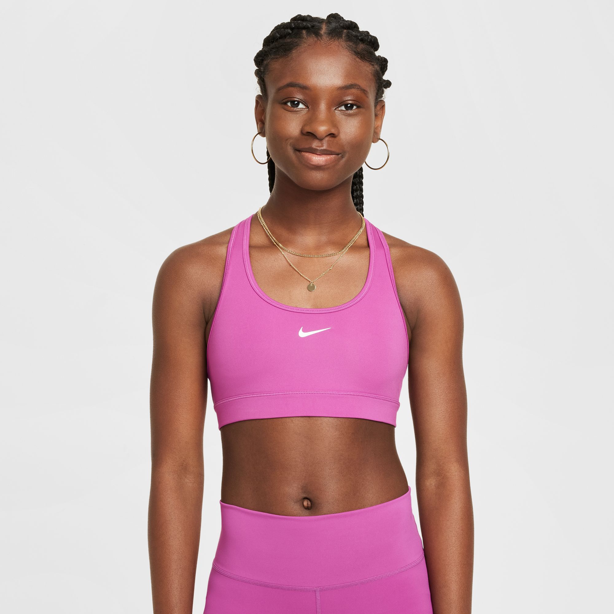 Nike Girls' Pro Dri-FIT Swoosh Sports Bra | Dick's Sporting Goods