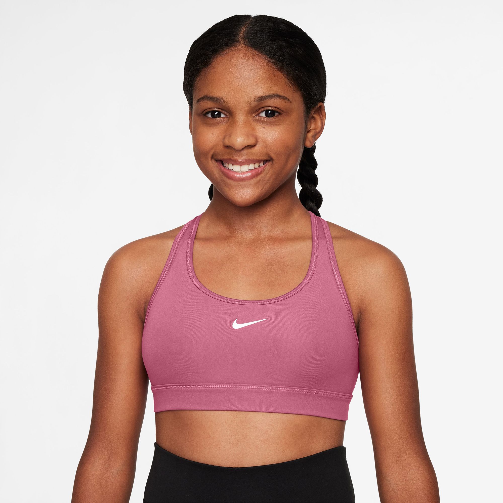 Nike Girls' Pro Dri-FIT Swoosh Sports Bra | Dick's Sporting Goods