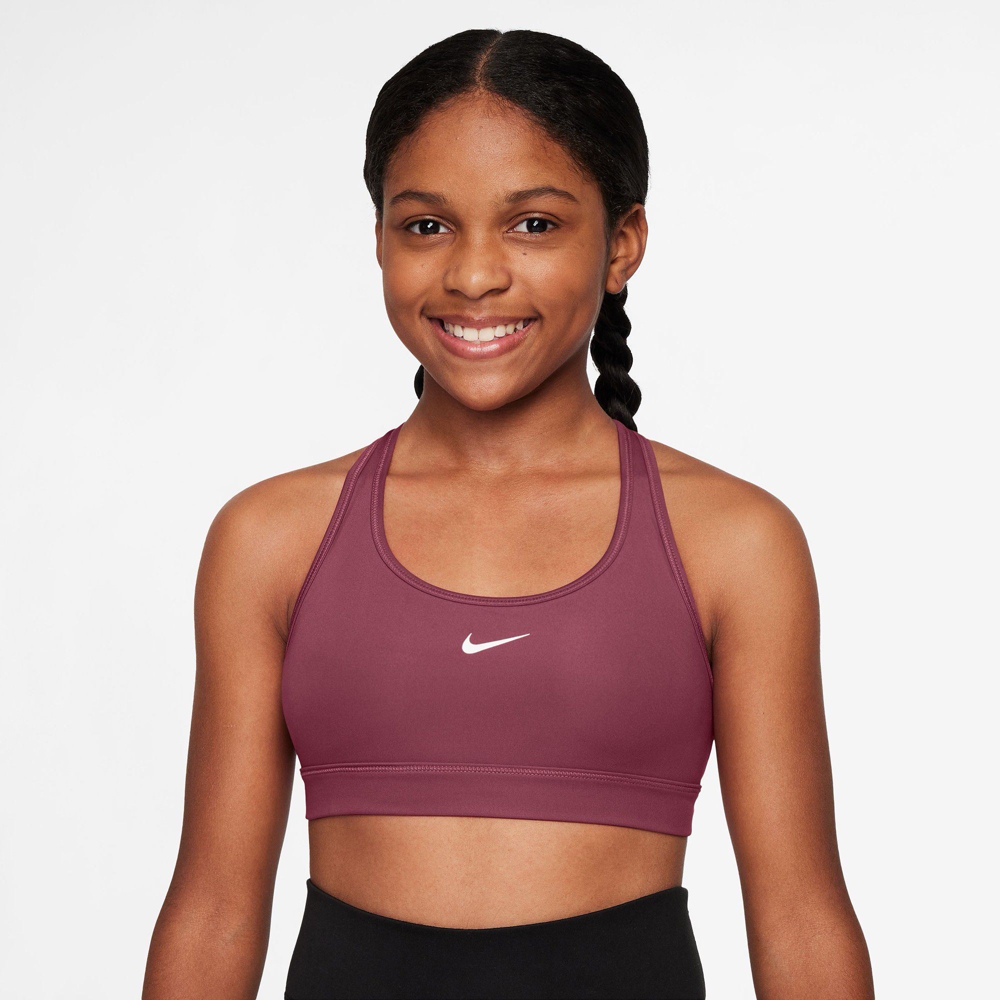 Nike Girls' Pro Dri-FIT Swoosh Sports Bra | Dick's Sporting Goods