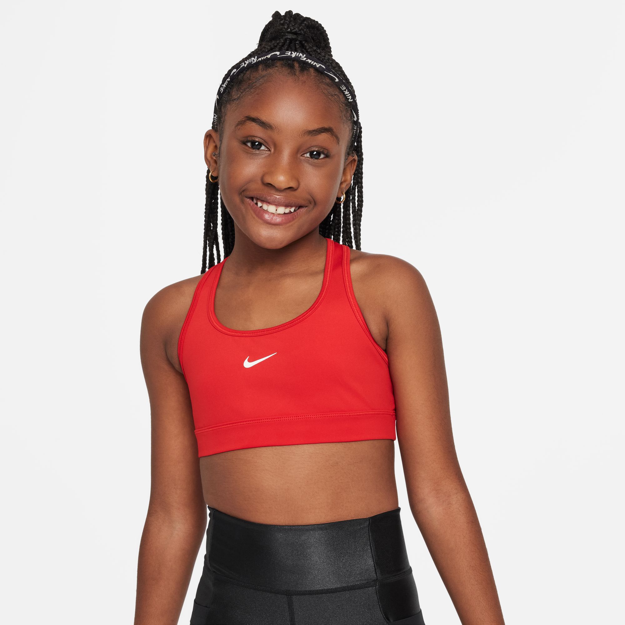 Nike Girls' Pro Dri-FIT Swoosh Sports Bra | Dick's Sporting Goods