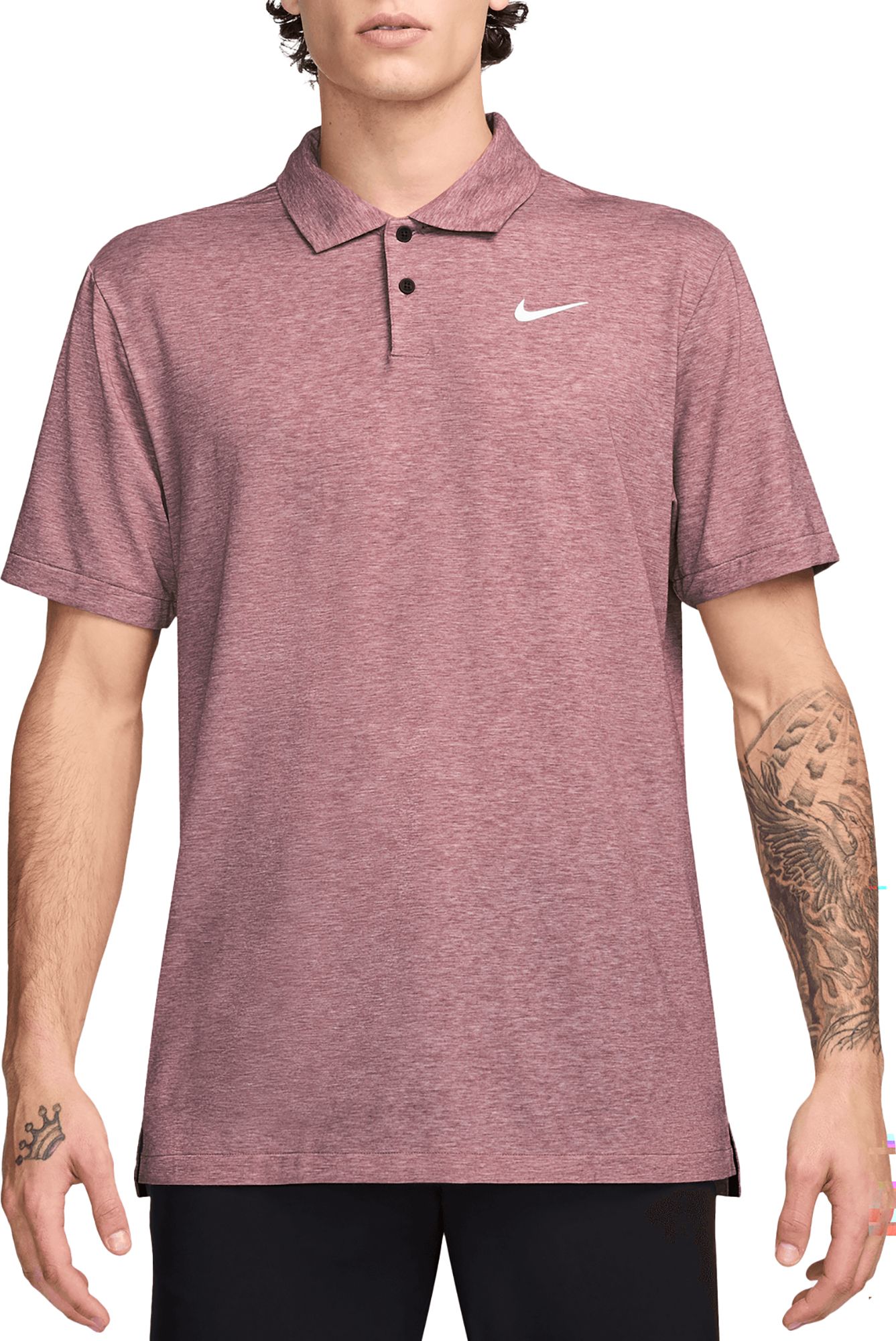 Nike Men s Dri FIT Tour Heather Golf Polo Golf Galaxy