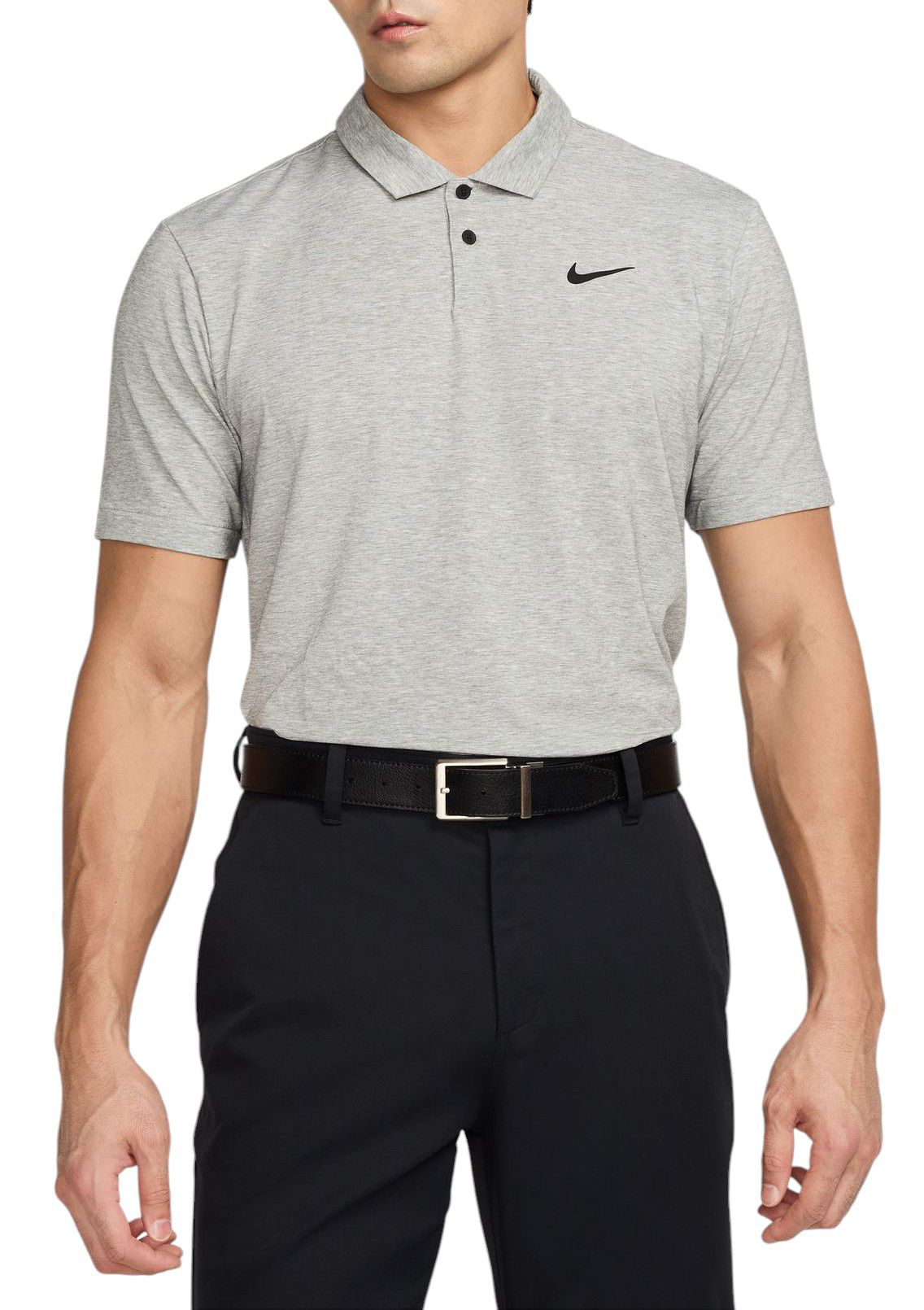 Nike heather dry golf polo deals