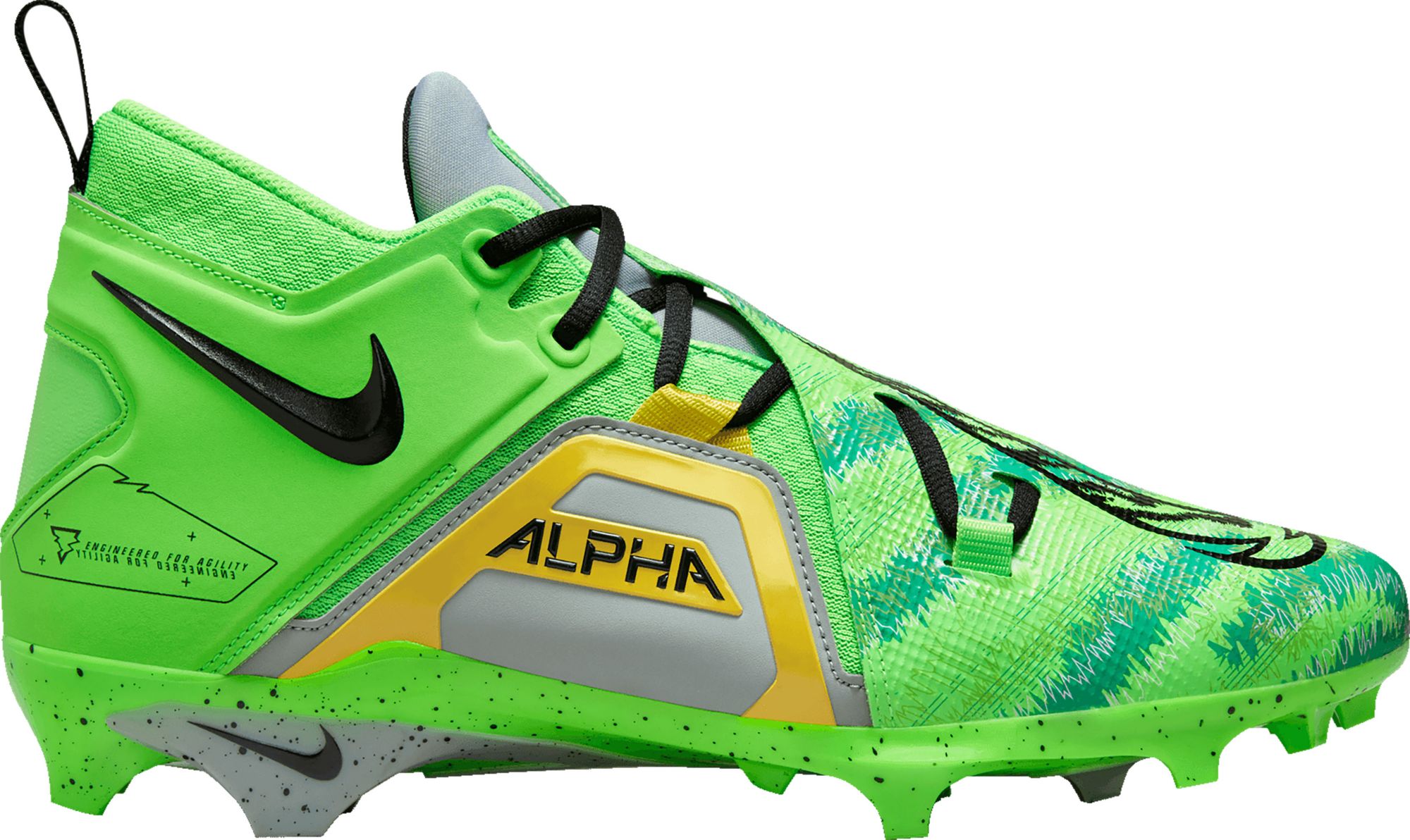 Men's alpha menace pro nfl mid football cleats best sale