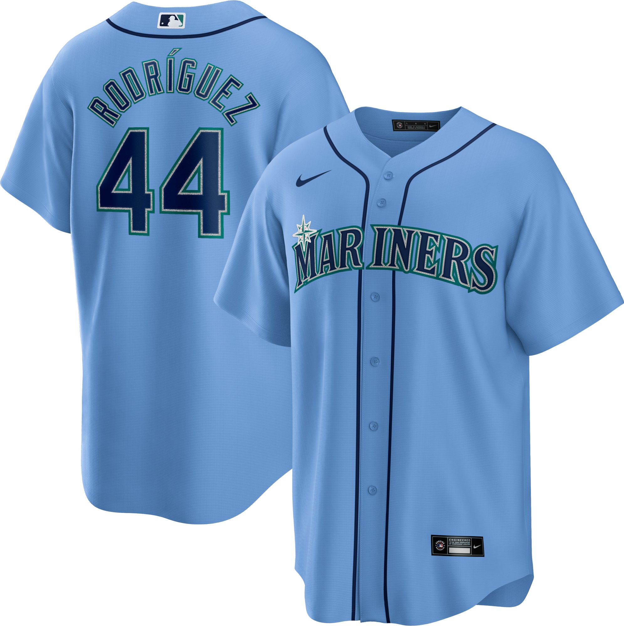 Nike Men's Seattle Mariners Julio Rodríguez #44 Blue Alternate