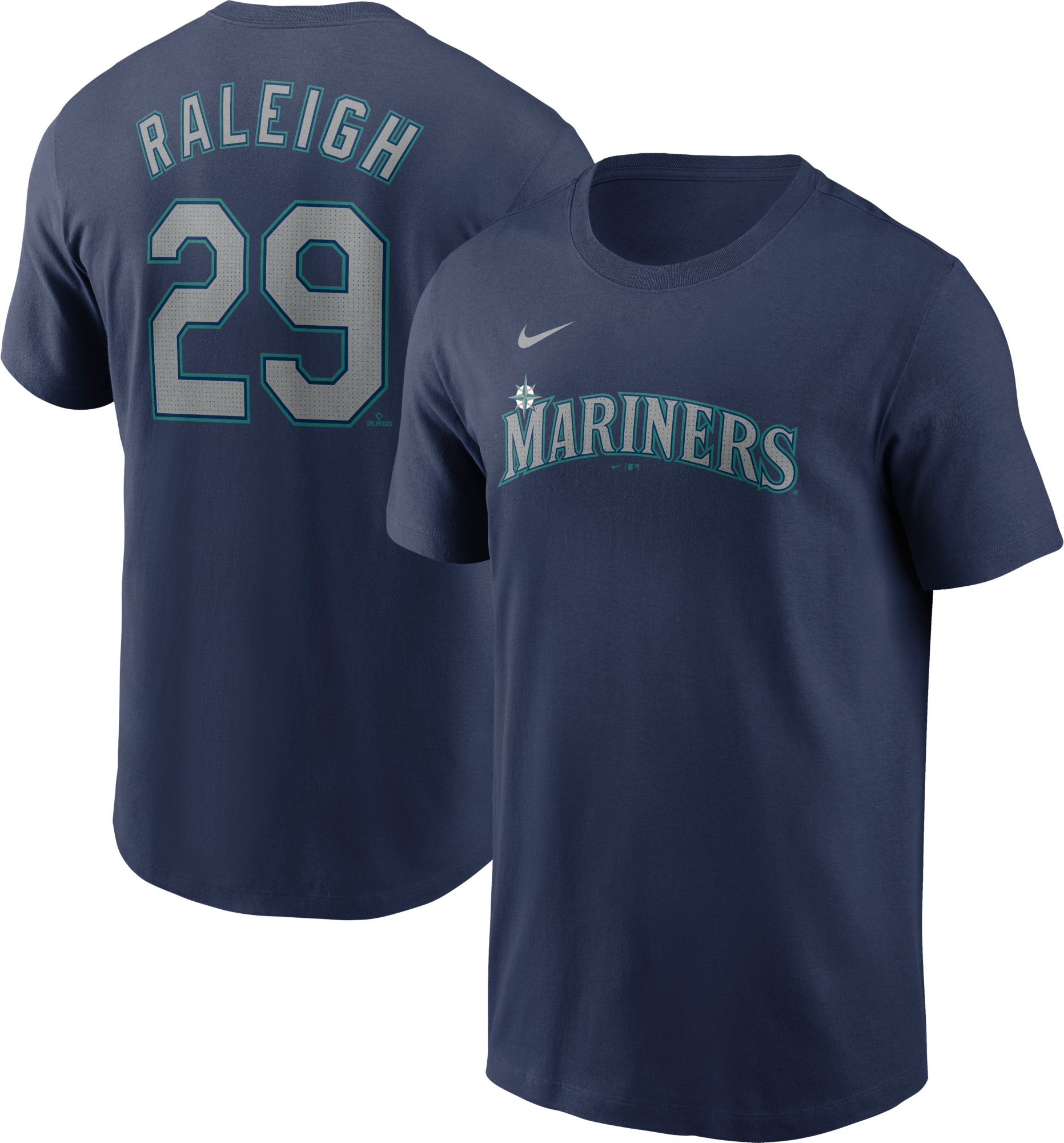 Nike Men's Seattle Mariners Cal Raleigh #29 Navy T-Shirt | Dick's