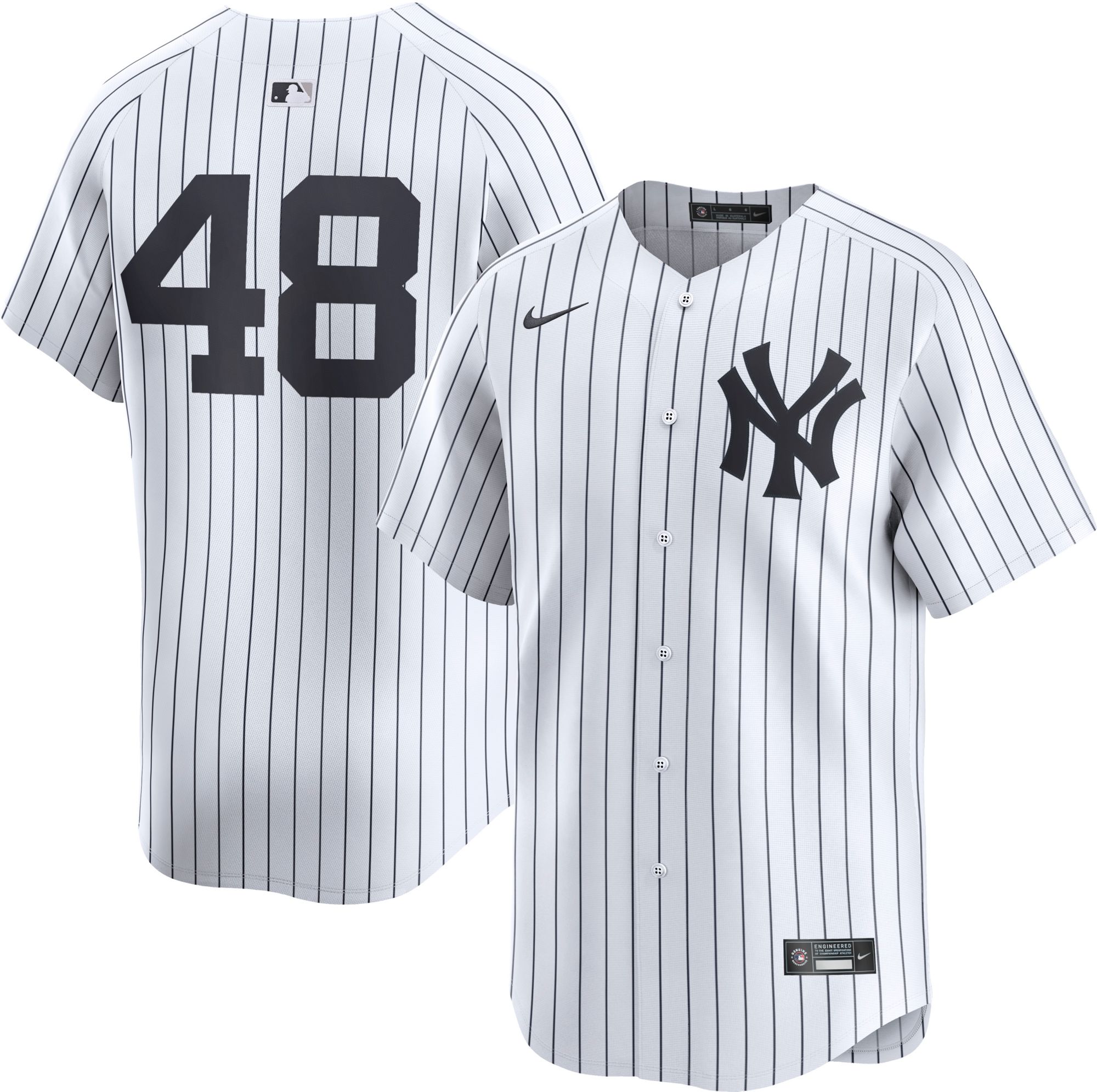Nike Men's New York Yankees Anthony Rizzo #48 White Limited Vapor