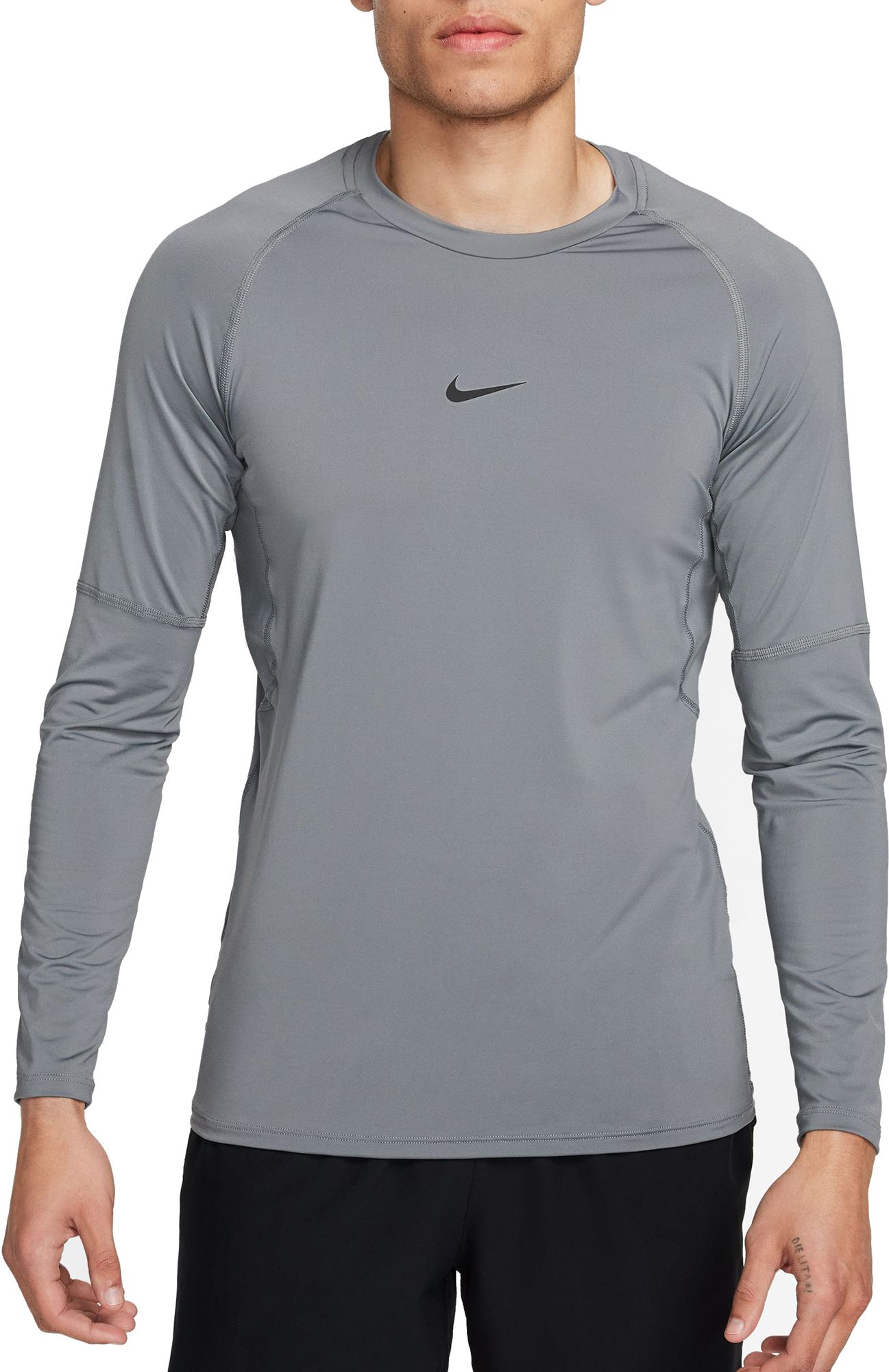 Nike Men s Pro Slim Fit Dri FIT Long Sleeve Fitness Top