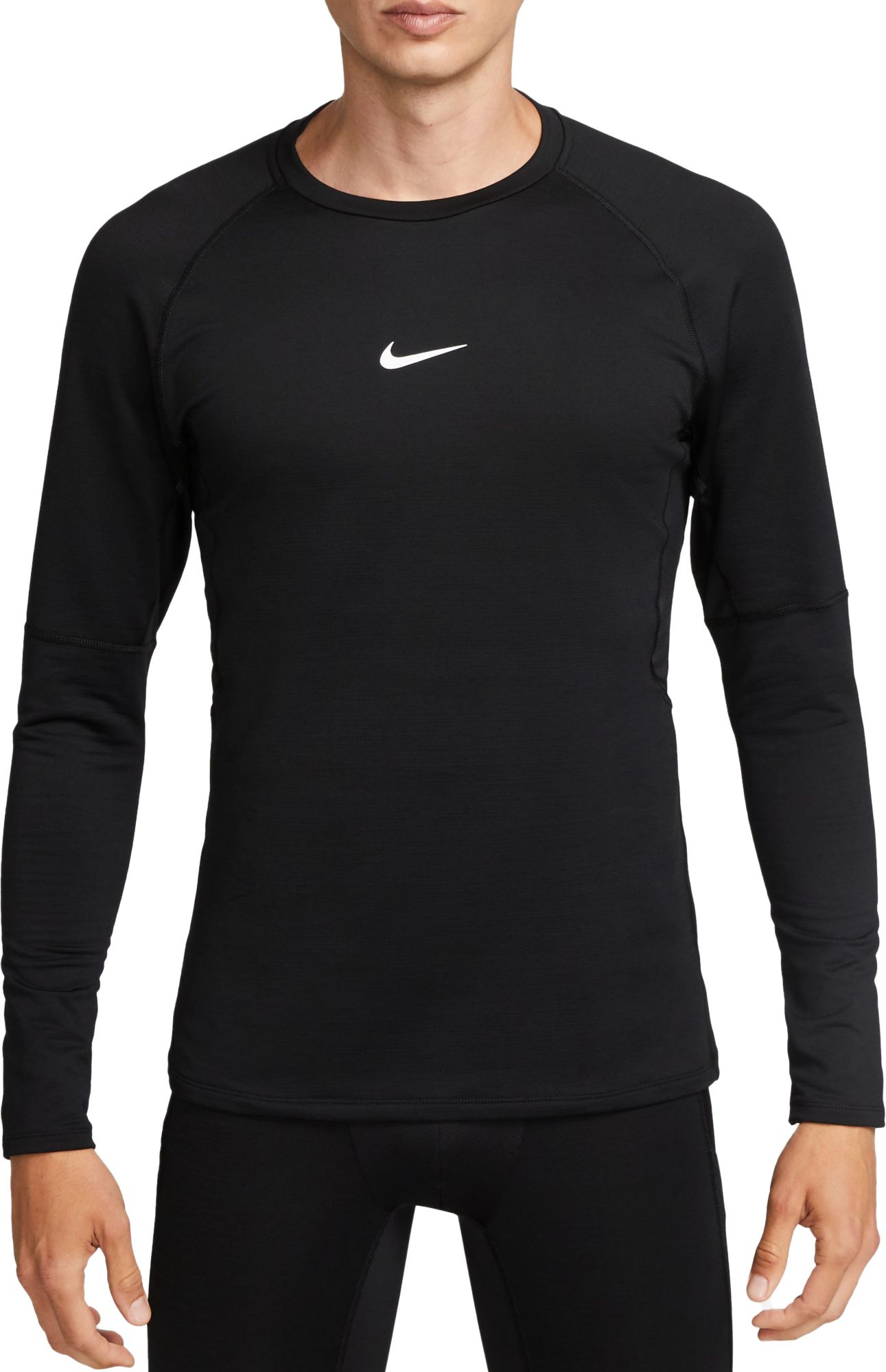 Nike Men's Pro Warm Long Sleeve Crew Top | Dick's Sporting Goods