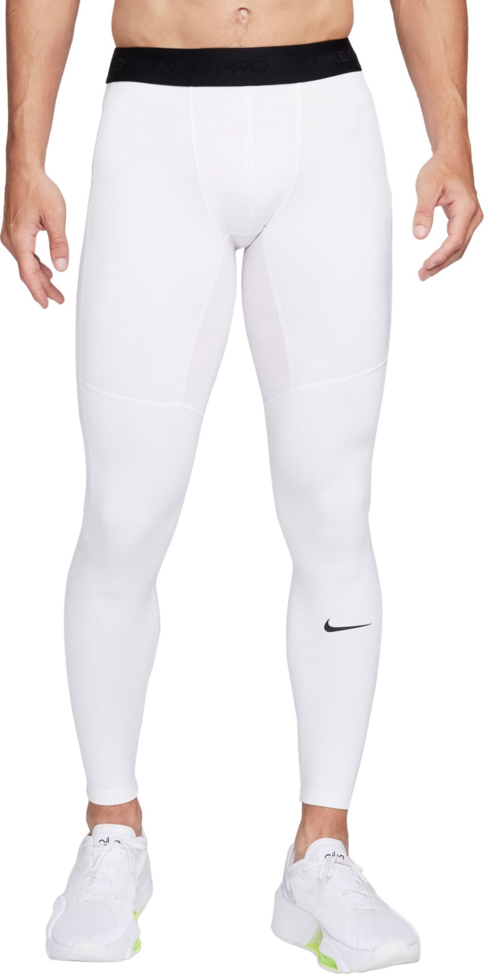 Nike pro white leggings hotsell