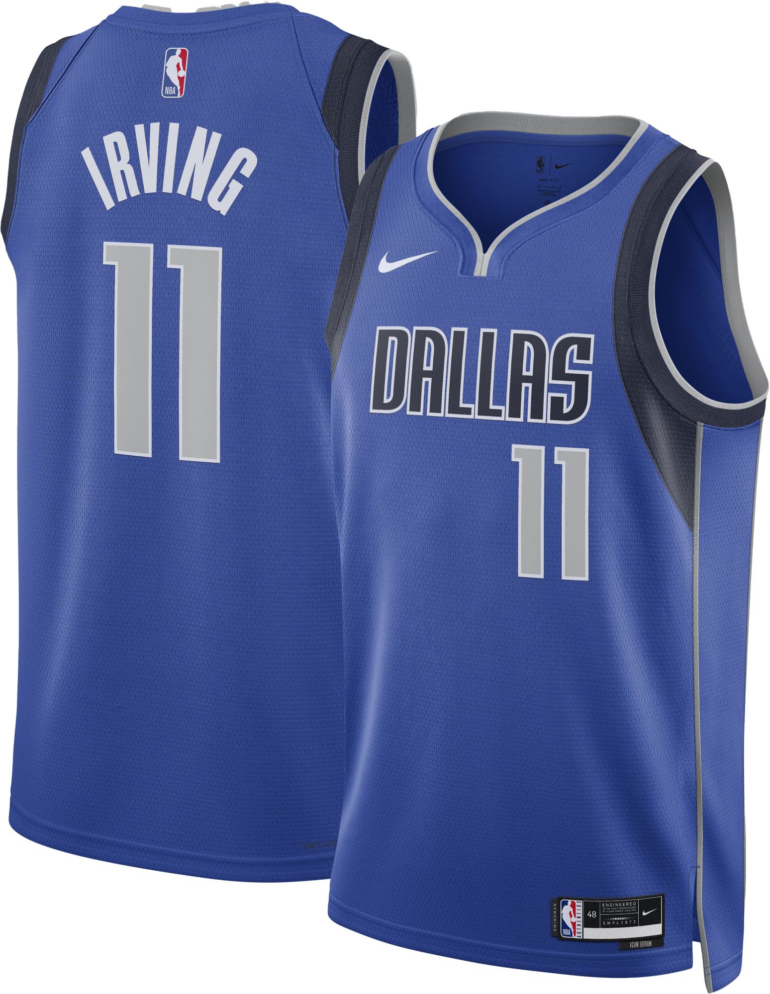 Nike Adult Dallas Mavericks Kyrie Irving #11 Swingman Icon Jersey