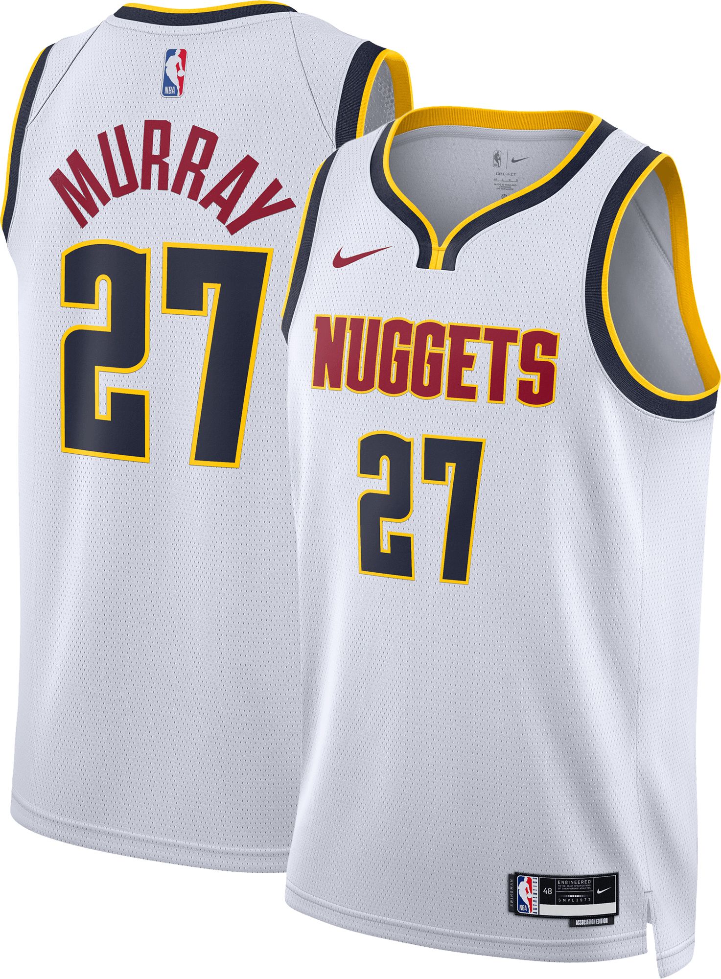 Nike Adult Denver Nuggets Jamal Murray #27 Swingman Association