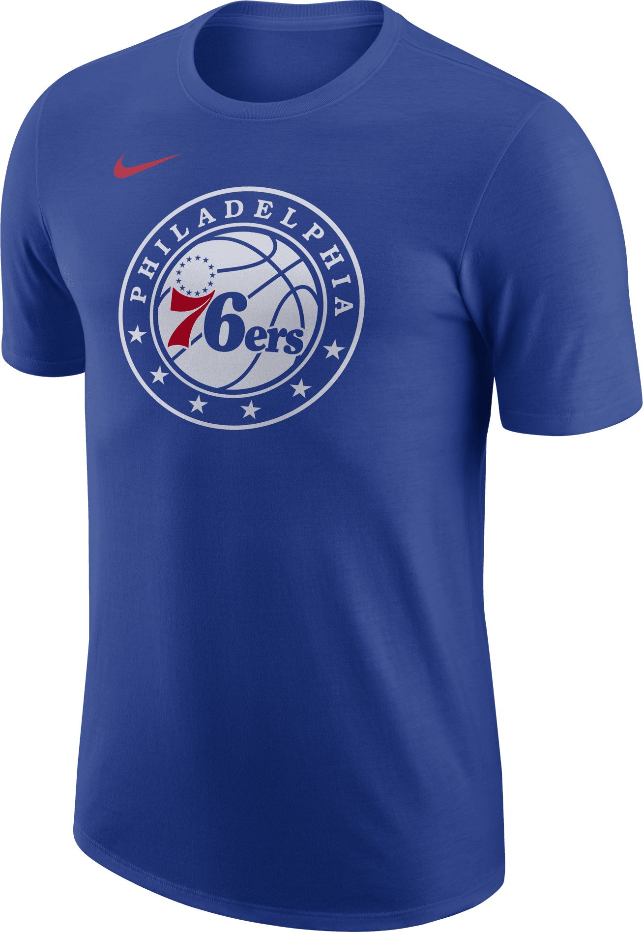 Nike Men's Philadelphia 76ers Blue Essential Logo T-Shirt | Dick's