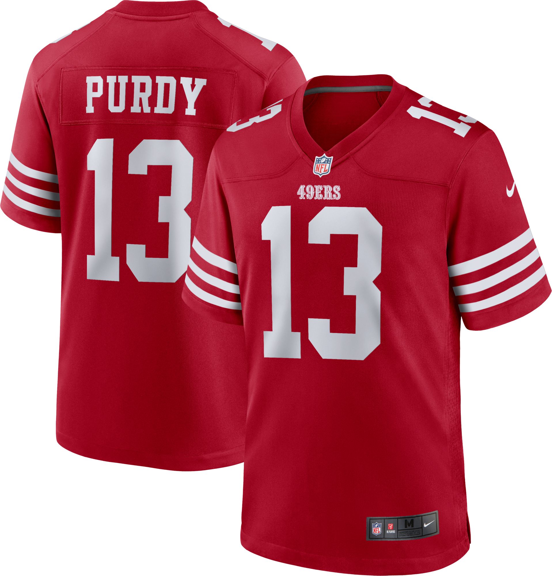 Nike Men s San Francisco 49ers Brock Purdy 13 Red Game Jersey Dick s Sporting Goods