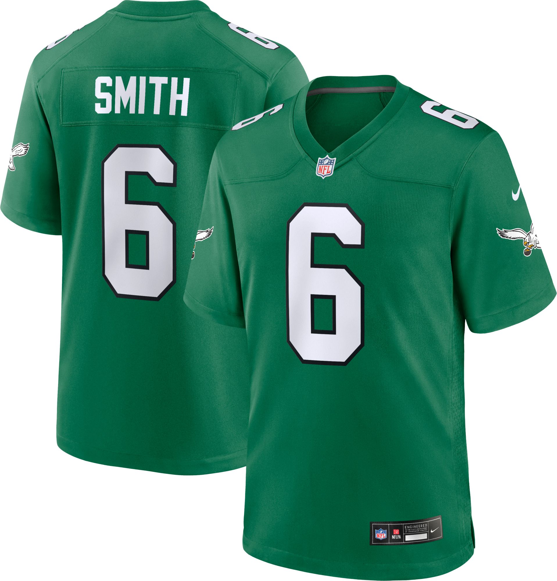 99-00(H)シェフィールド・ウェンズデイ　ユニフォーム　長袖　デッドストック Nike Men's Philadelphia Eagles DeVonta Smith #6 Alternate Kelly