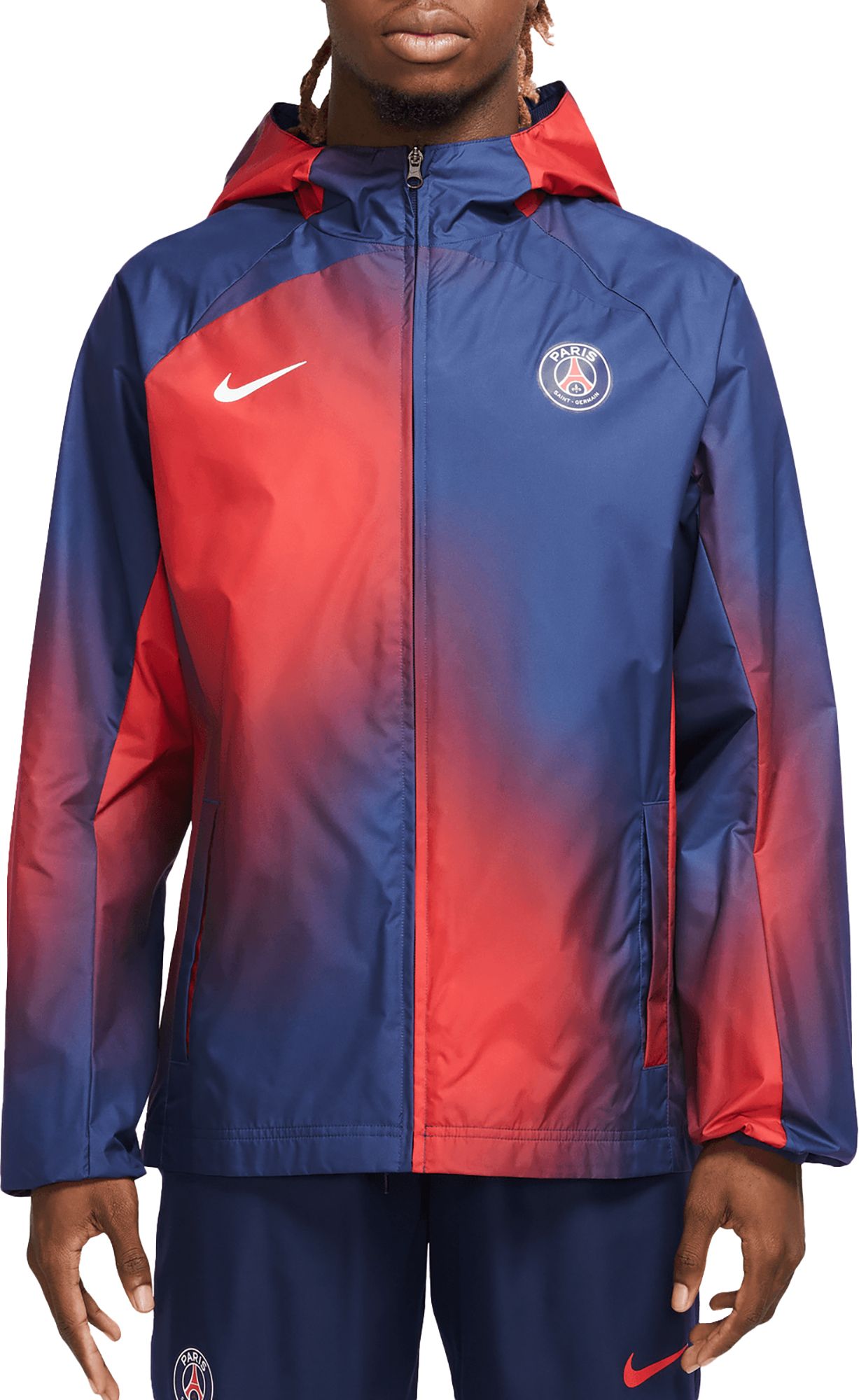 Nike Paris Saint-Germain 2023 Navy Full-Zip Hoodie | Dick's