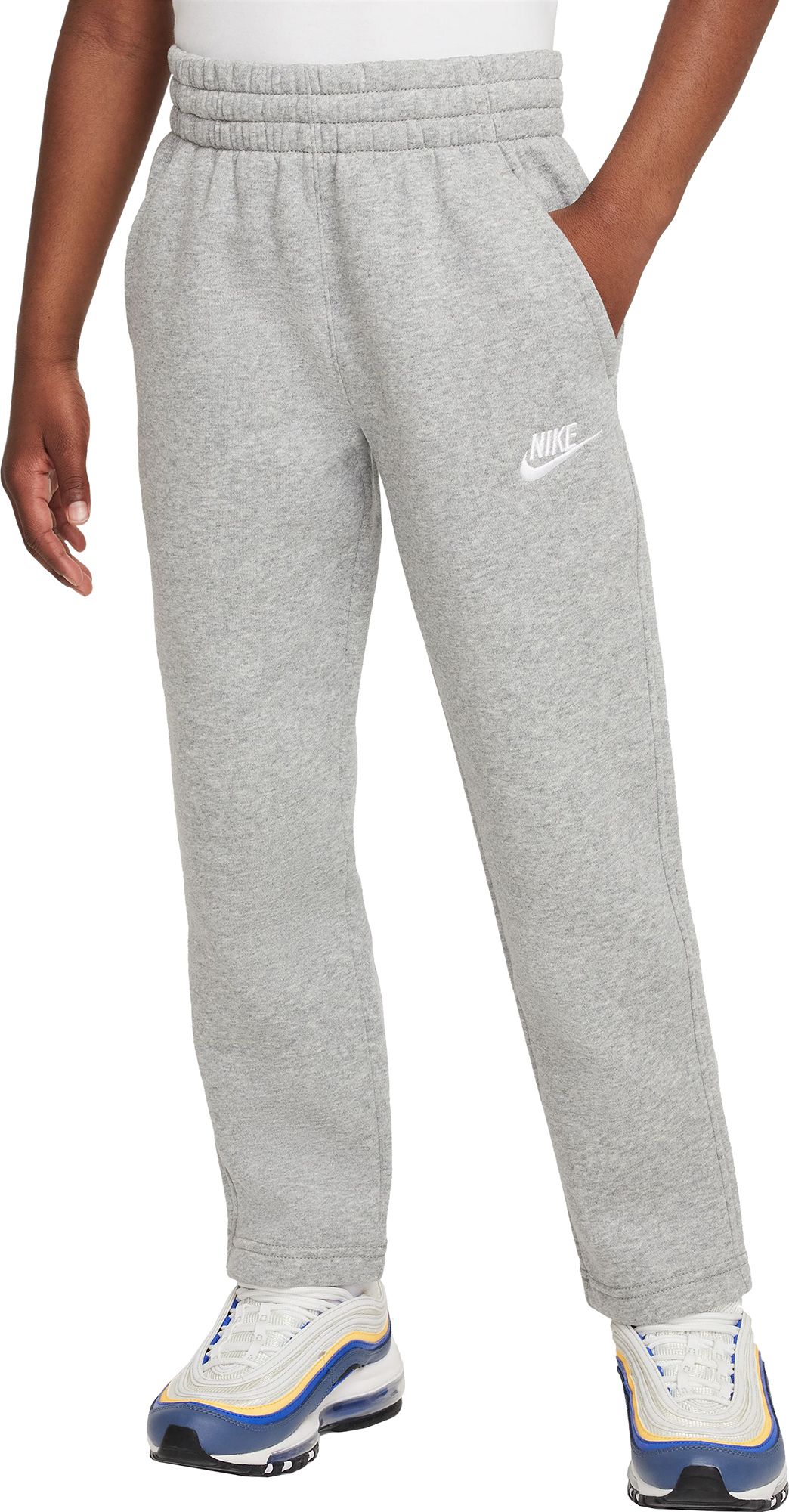 Nike open hem joggers hotsell