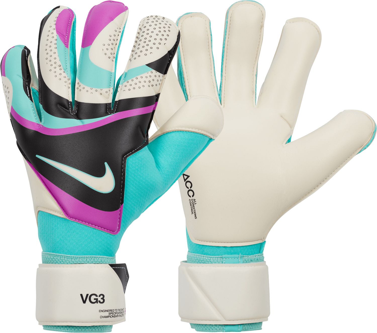 Nike Vapor Grip 3 Promo Soccer Goalkeeper GK Gloves Blue Sz.8.5 cheapest CW5528 440 $130