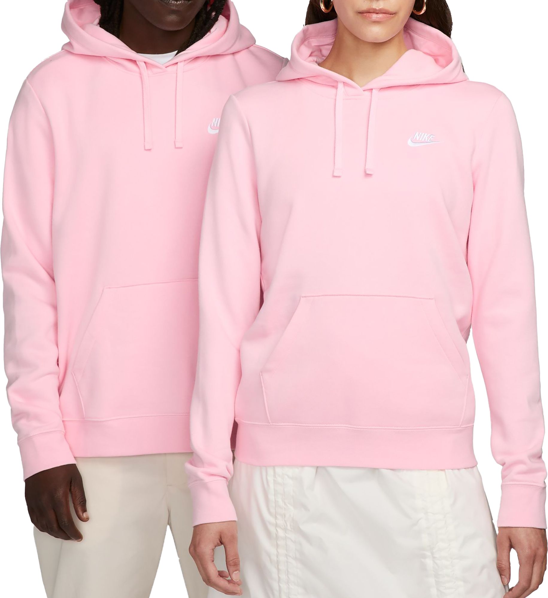 Nike women's pink hoodie online