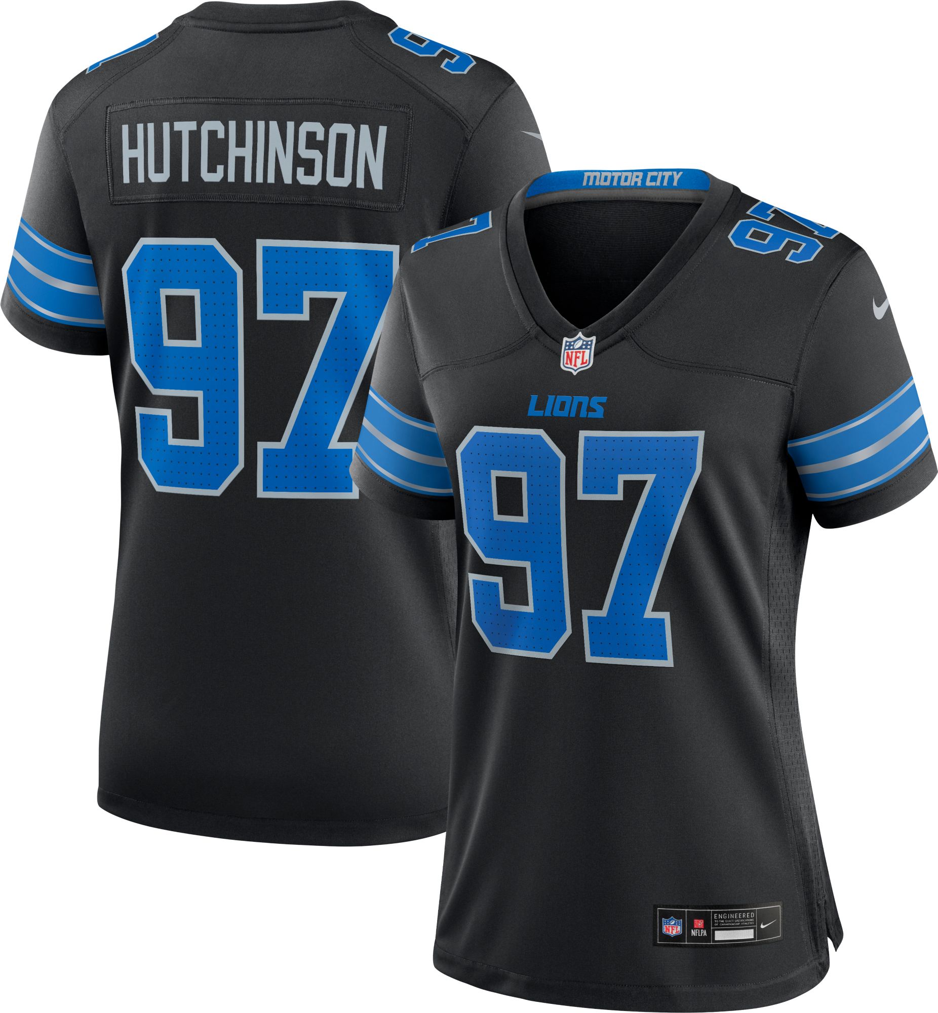 Nike Women's Detroit Lions Aidan Hutchinson #97 Alternate Black