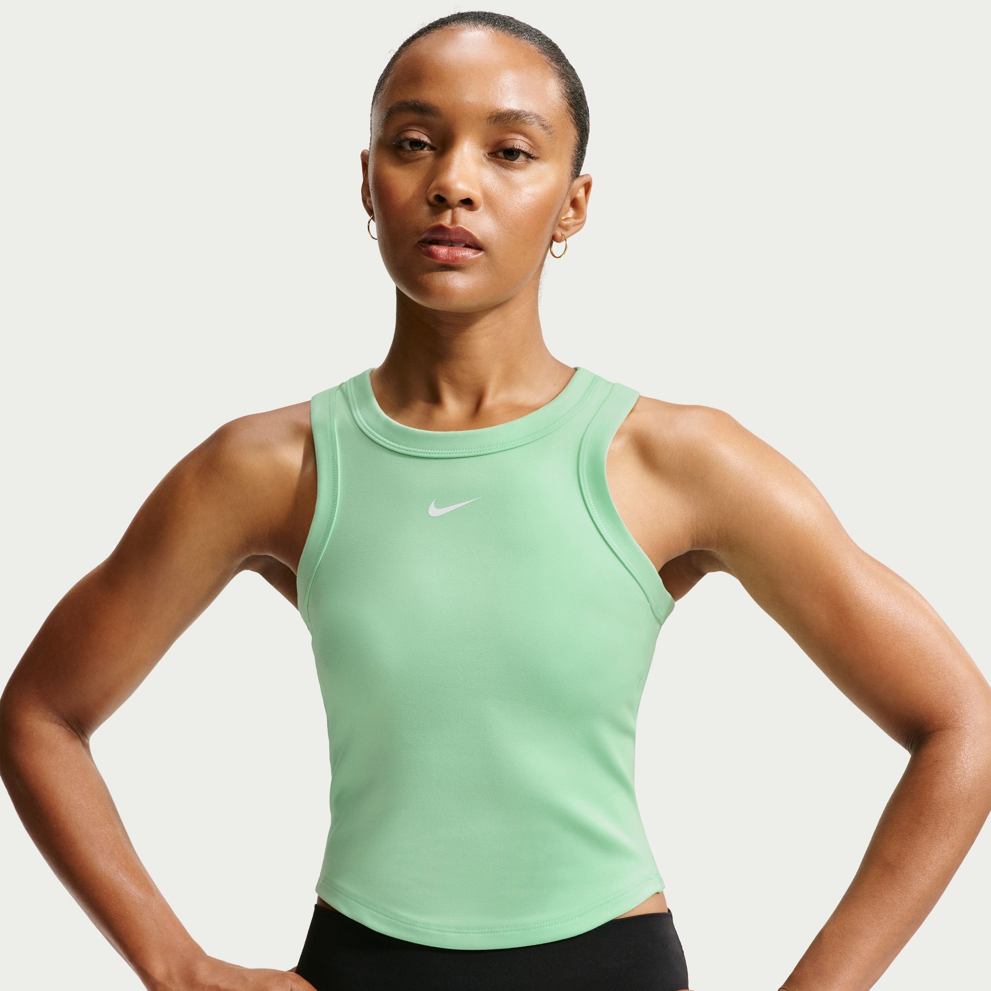 Nike Women's One Fitted Dri-FIT Cropped Tank Top | Dick's Sporting