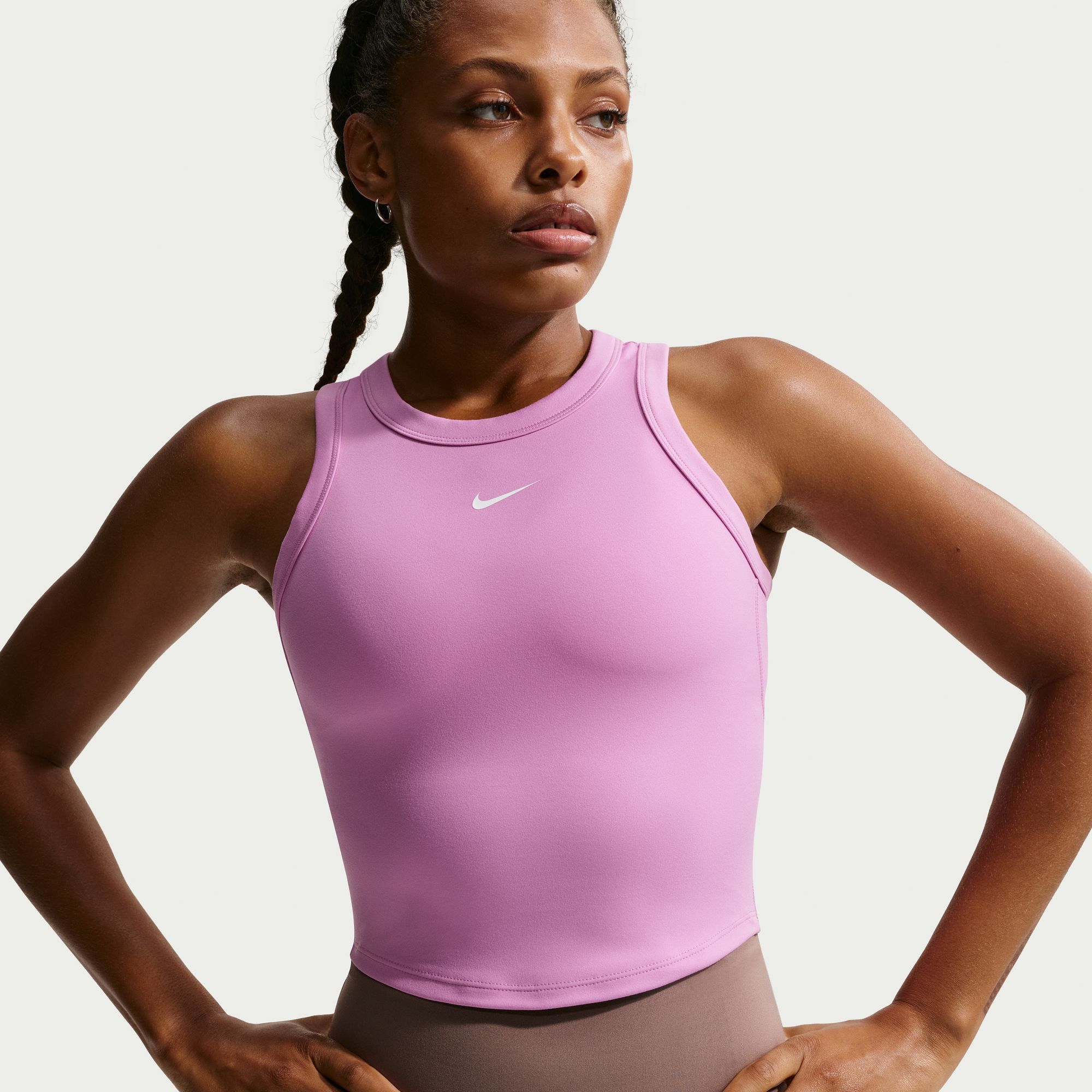 Nike Women's One Fitted Dri-FIT Cropped Tank Top | Dick's Sporting