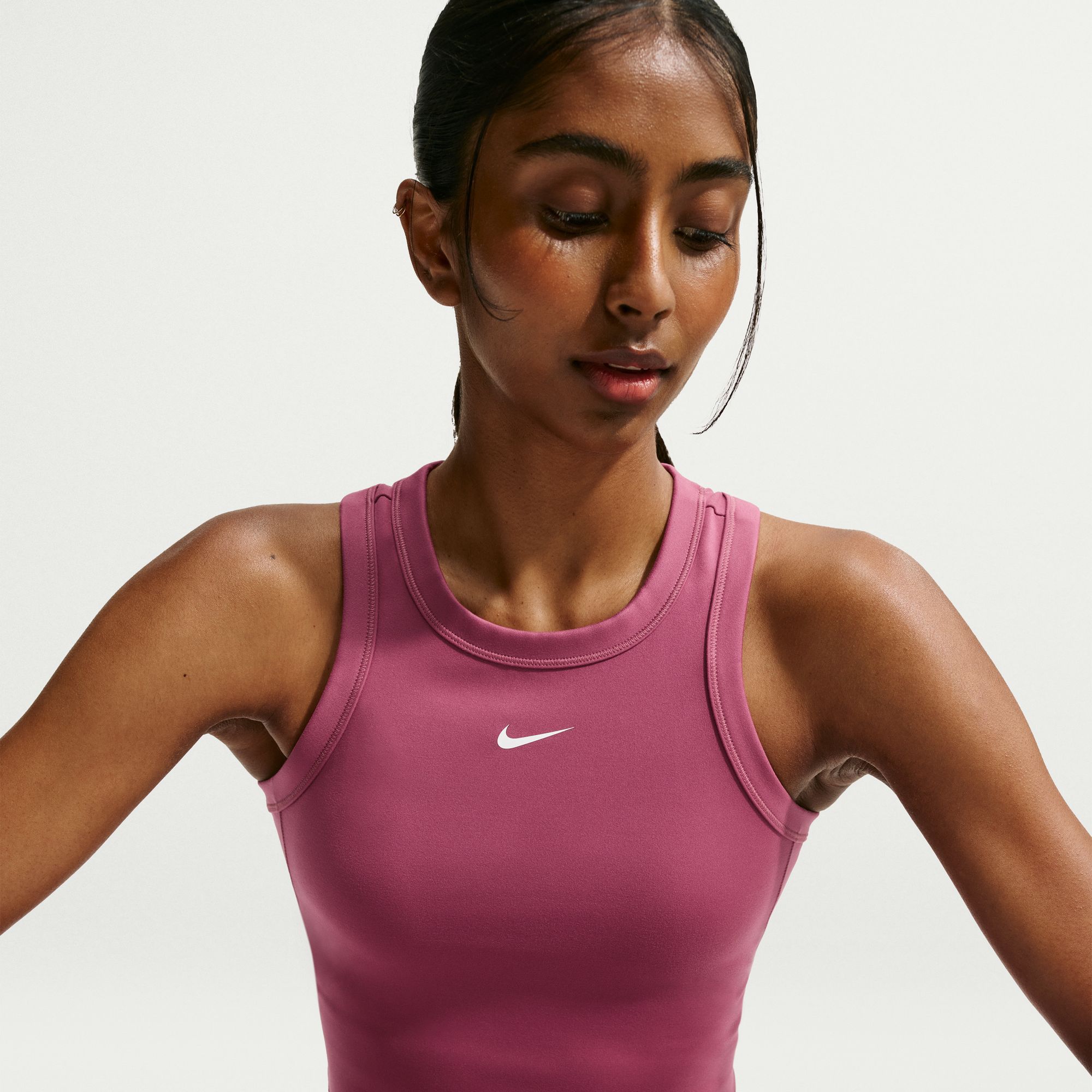Nike Women's One Fitted Dri-FIT Cropped Tank Top | Dick's Sporting