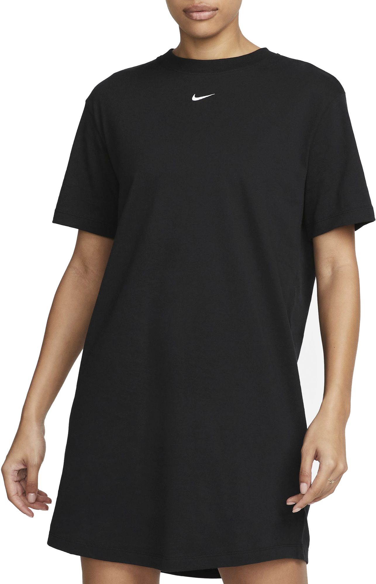Nike Sportswear Women s Essential T Shirt Black Dress Xs