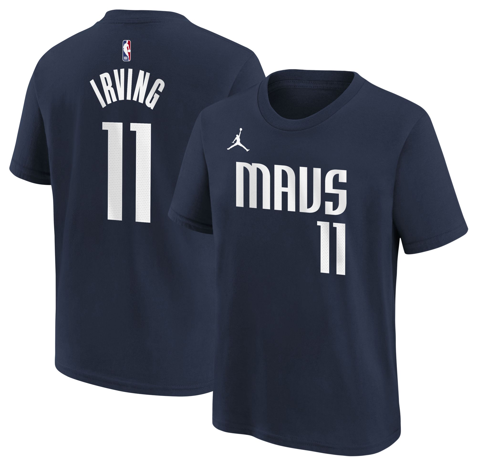 ウェア NIKE NBA Dallas Mavericks Irving 11 Jordan Youth Dallas Mavericks Navy Kyrie Irving #11 T-Shirt