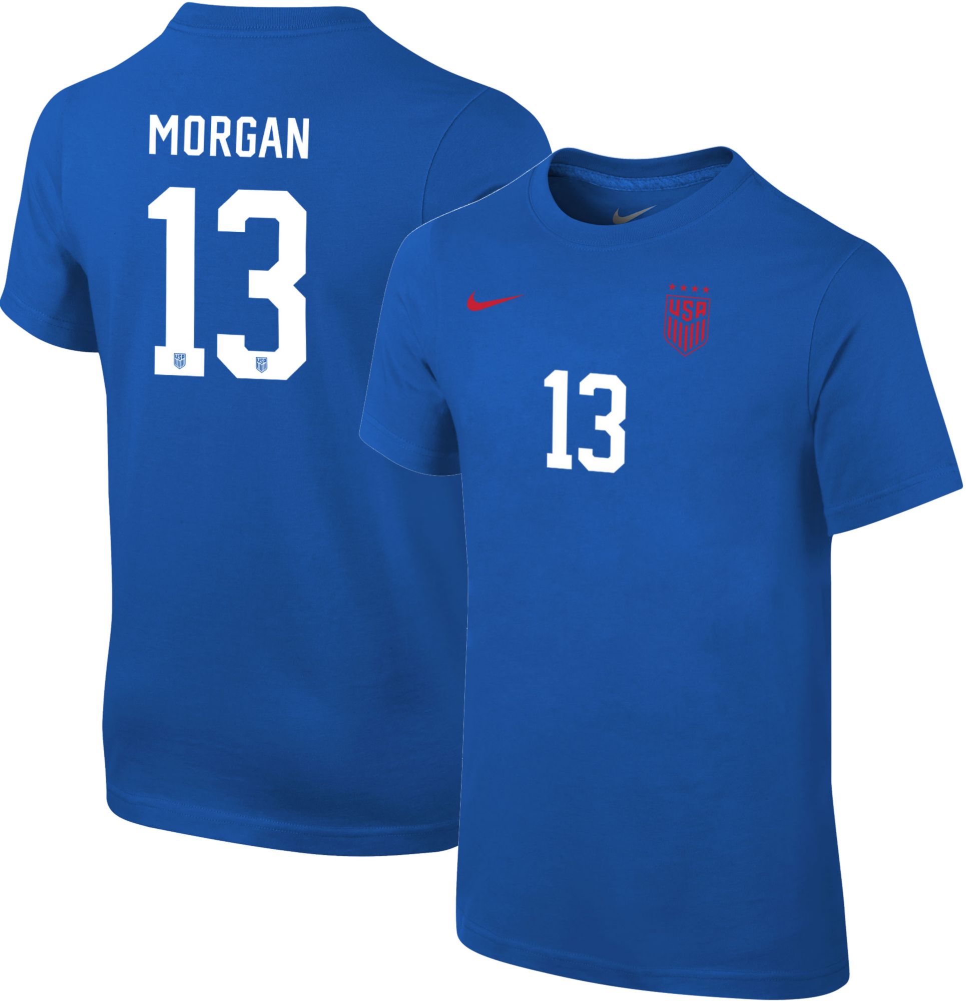 USWNT Nike Womens MEDIUM #13 Morgan 2023 World store Cup Home White Soccer Jersey