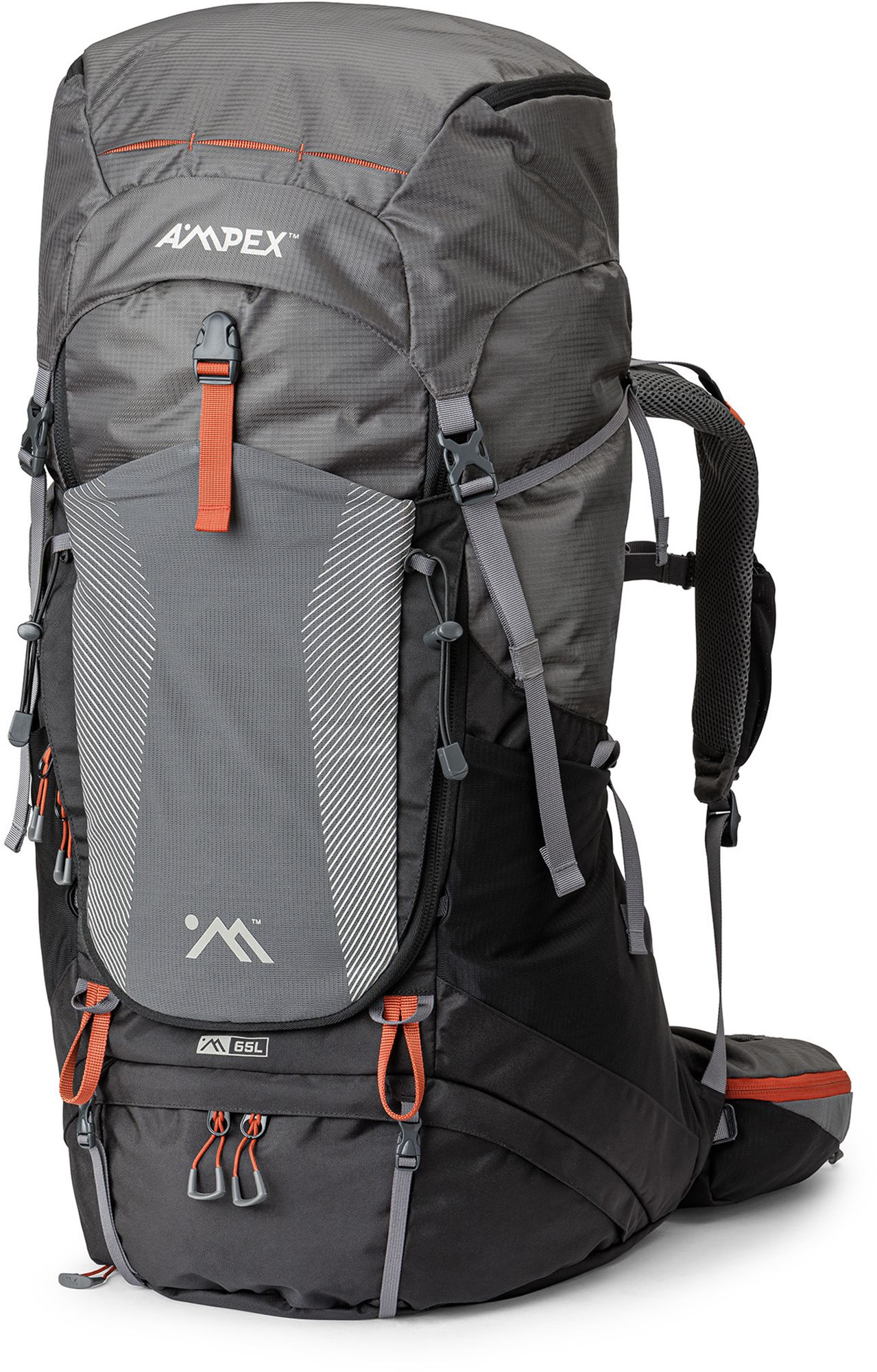 amazonbasics 65 liter hiking backpack 65L - Hiking backpack with waterproof rain shield - suitable for hiking, travel and camping, Khaki 21 inches Ozark Trail Adult Unisex 65