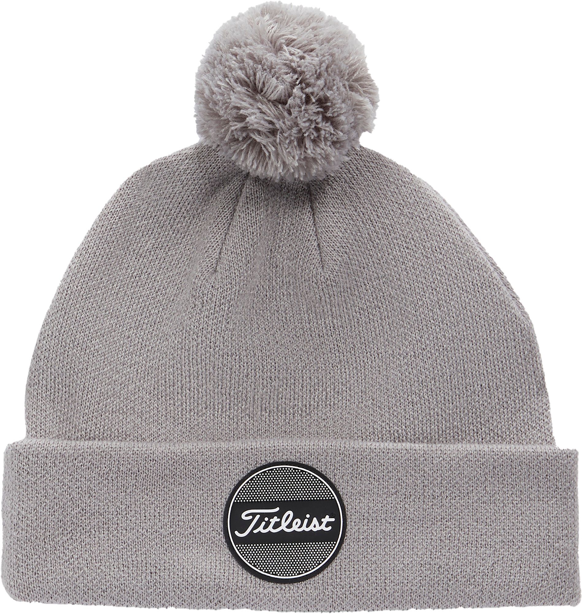 Titleist ポンポン付きニット帽 グレー Titleist Men's Boardwalk Pom Pom Golf Beanie | Dick's Sporting Goods