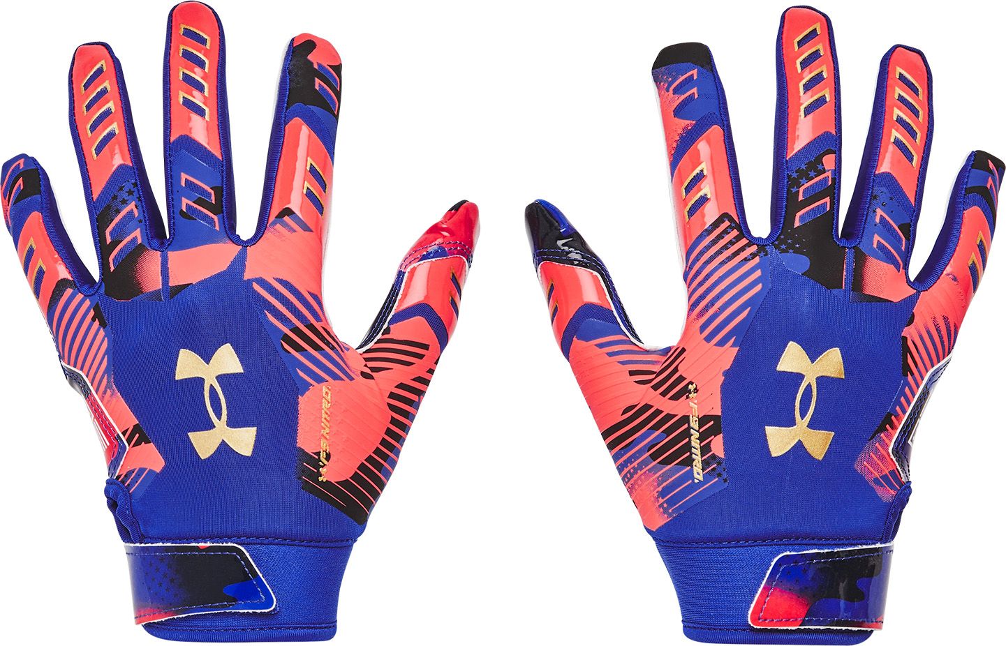 Under Armour 2024 Youth F9 Nitro USA Novelty Football Gloves