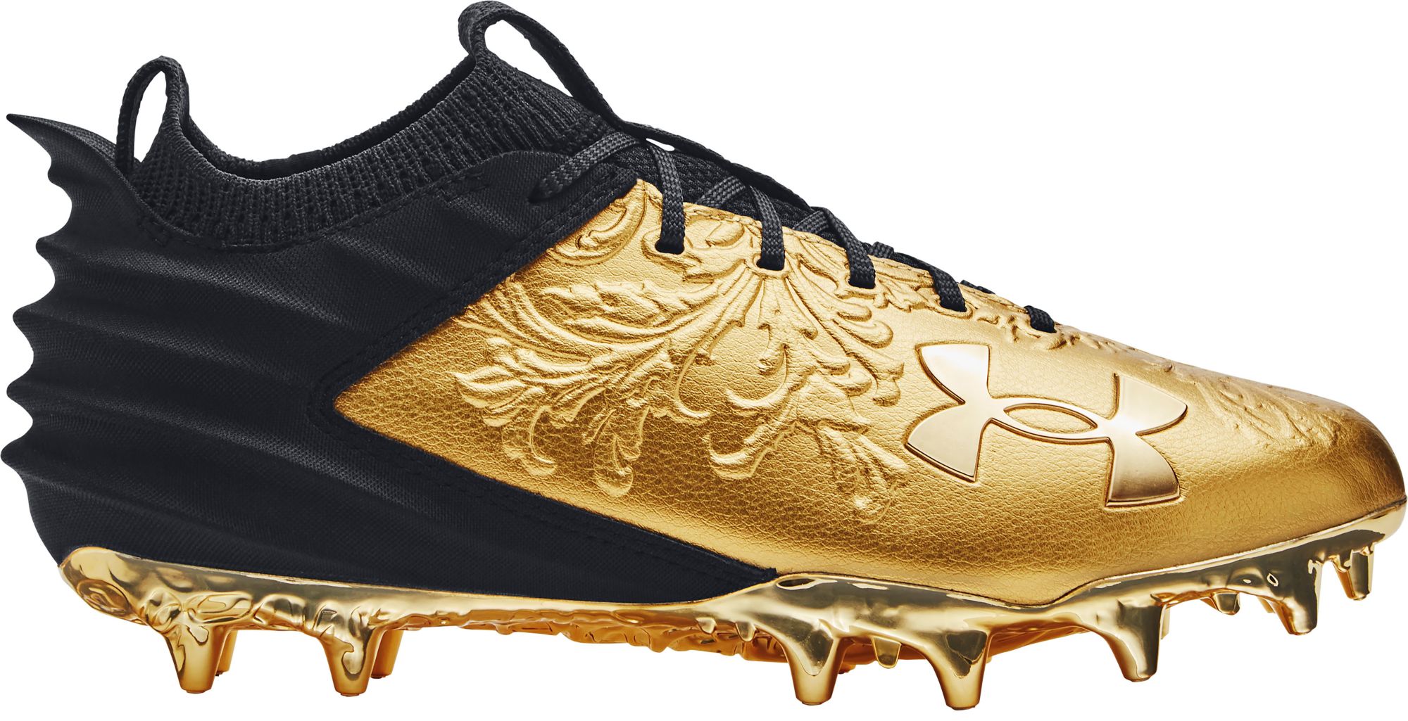 Boys black and gold football cleats on sale