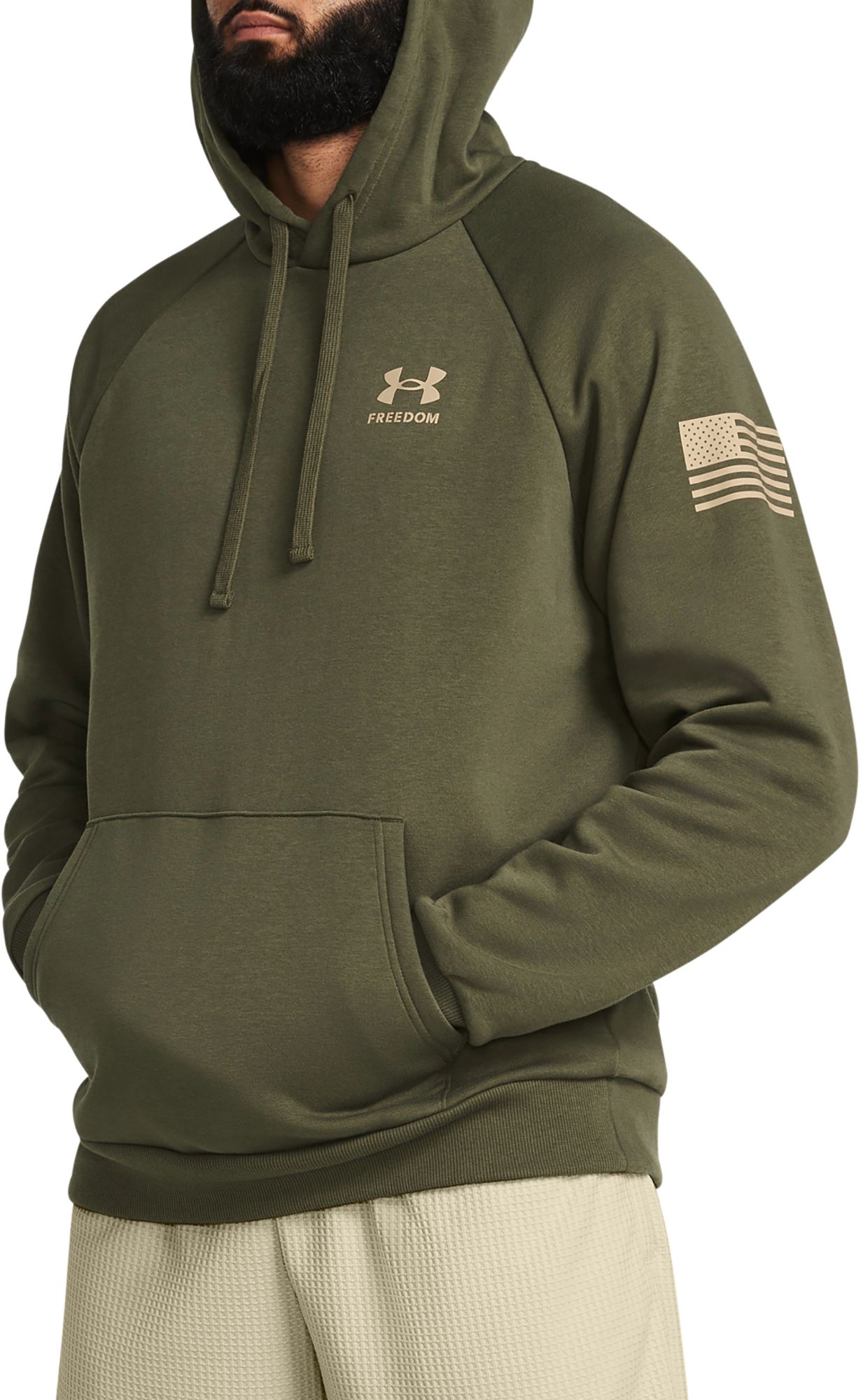 Under armour freedom hoodie green hotsell
