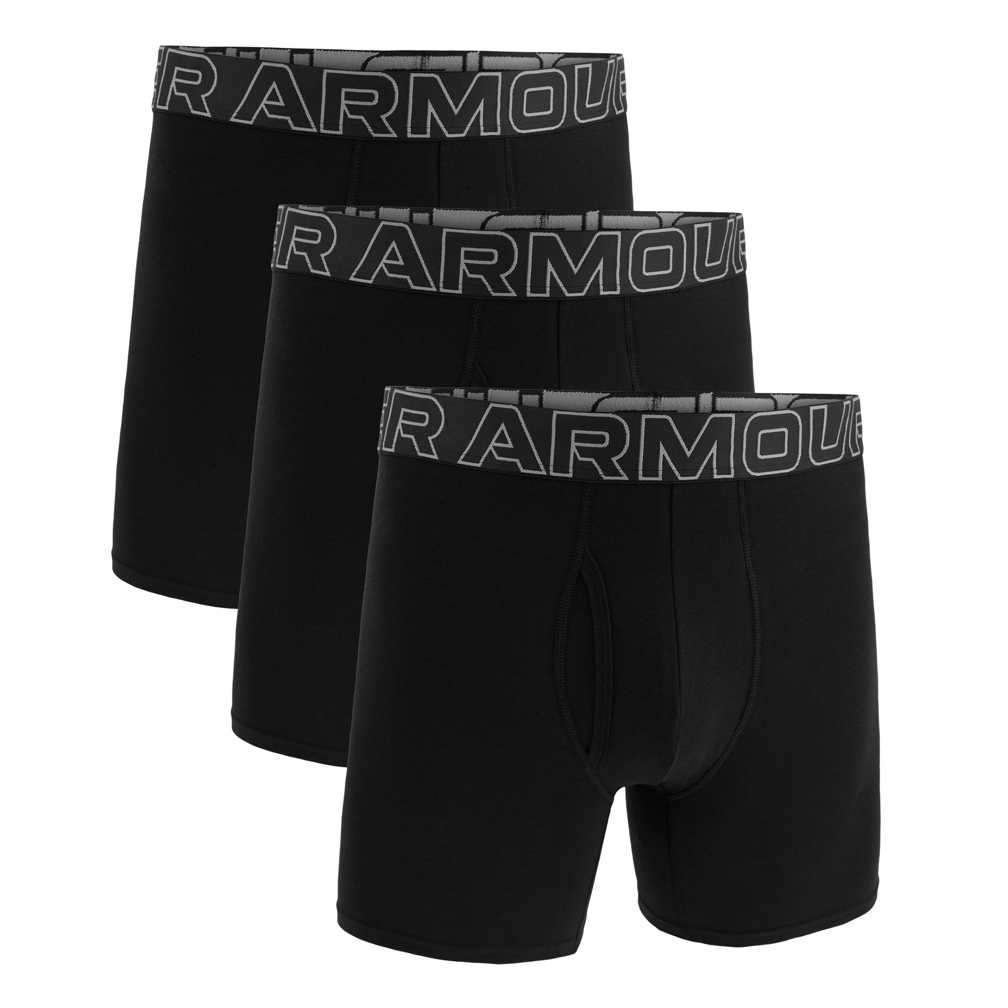 Under Armour Men's UA Performance Cotton 6” Boxer Briefs – 3 Pack