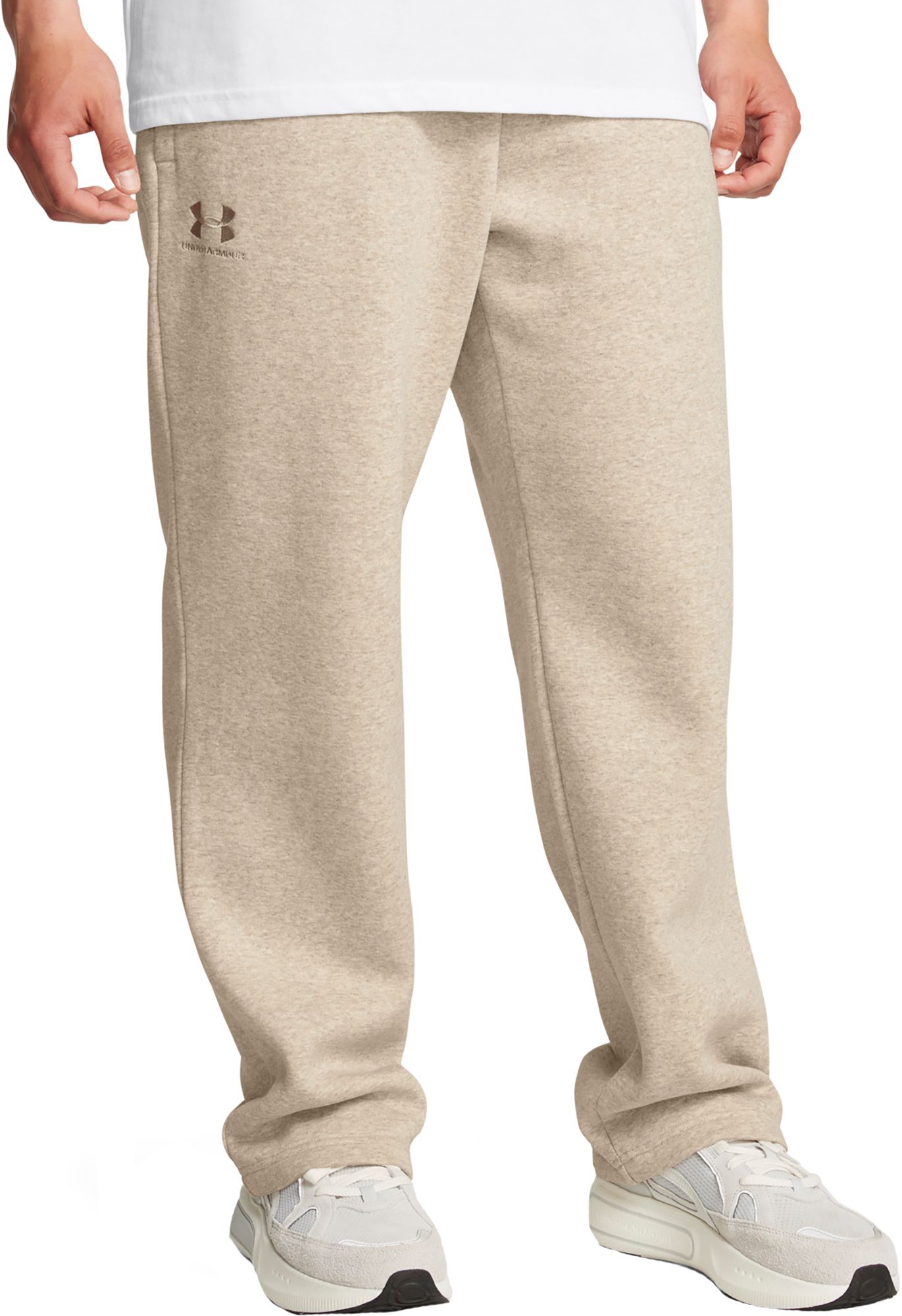 Khaki fleece pants on sale