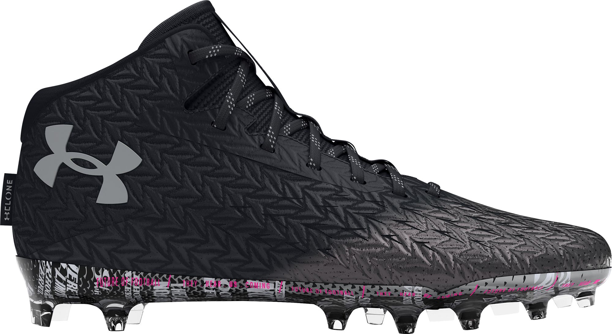 Women s Spotlight 4 MC Football Cleats Black 10 Under Armour