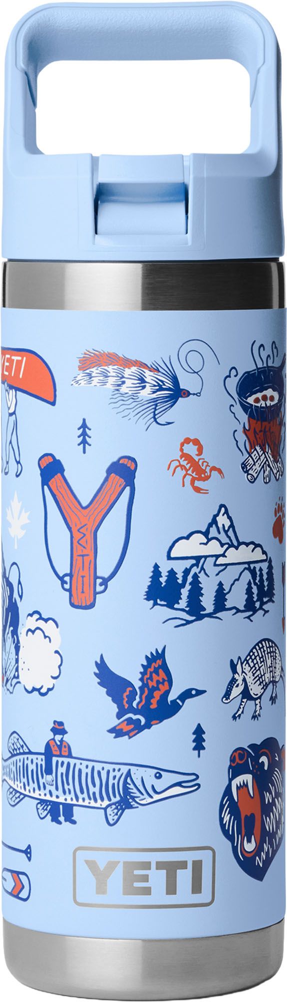 YETI 18 oz. Rambler Bottle with Color-Matched Straw Cap | Dick's