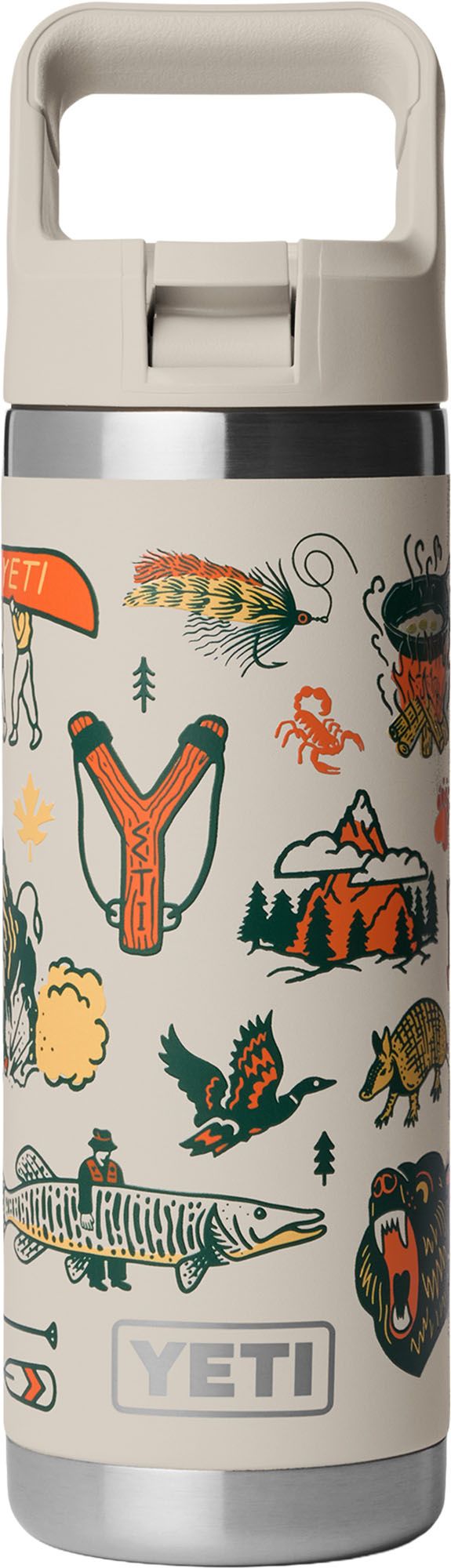 YETI 18 oz. Rambler Bottle with Color-Matched Straw Cap | Dick's