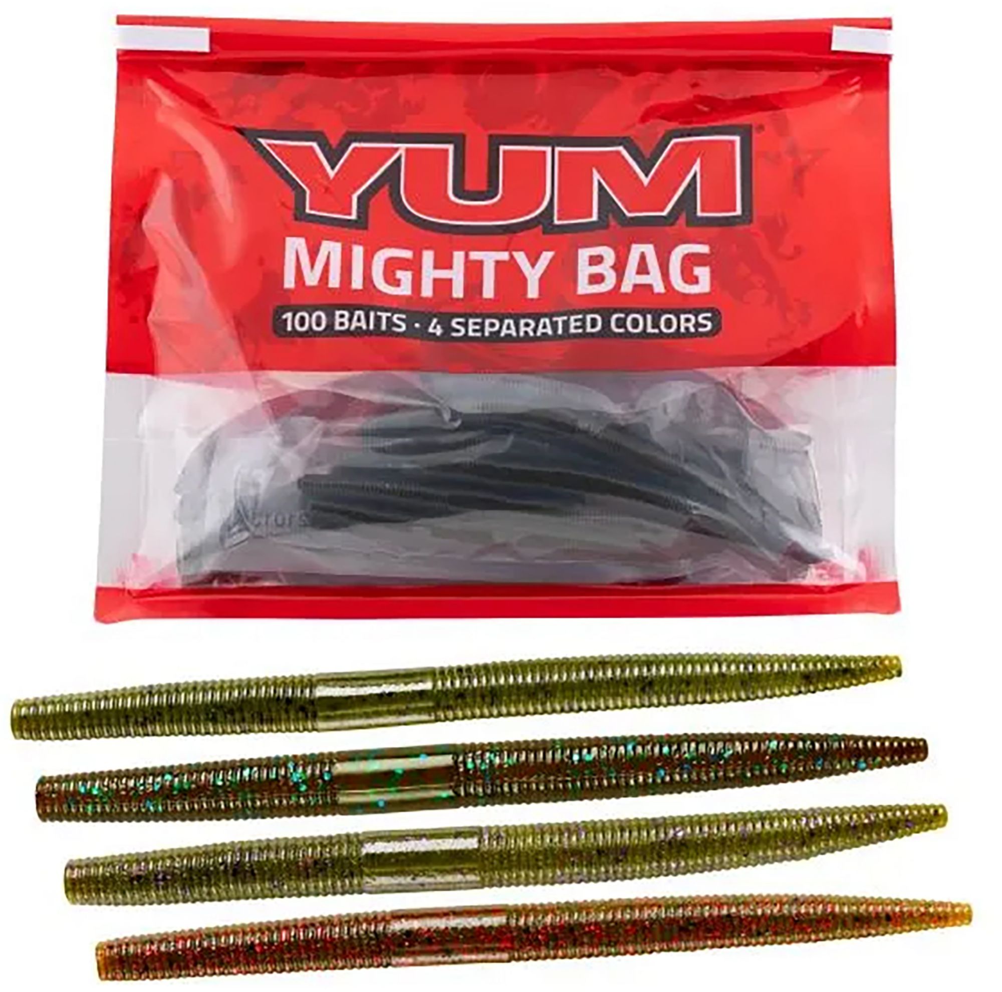 YUM Mighty Bag Green Pumpkin Dinger Soft Baits | Dick's Sporting Goods
