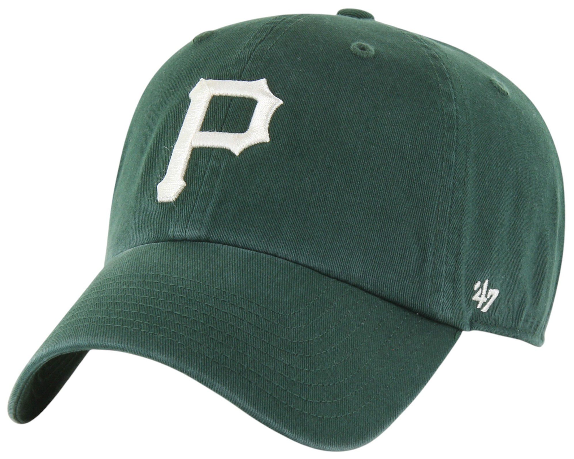 47 Adult Pittsburgh Pirates Green Logo Clean Up Adjustable Hat