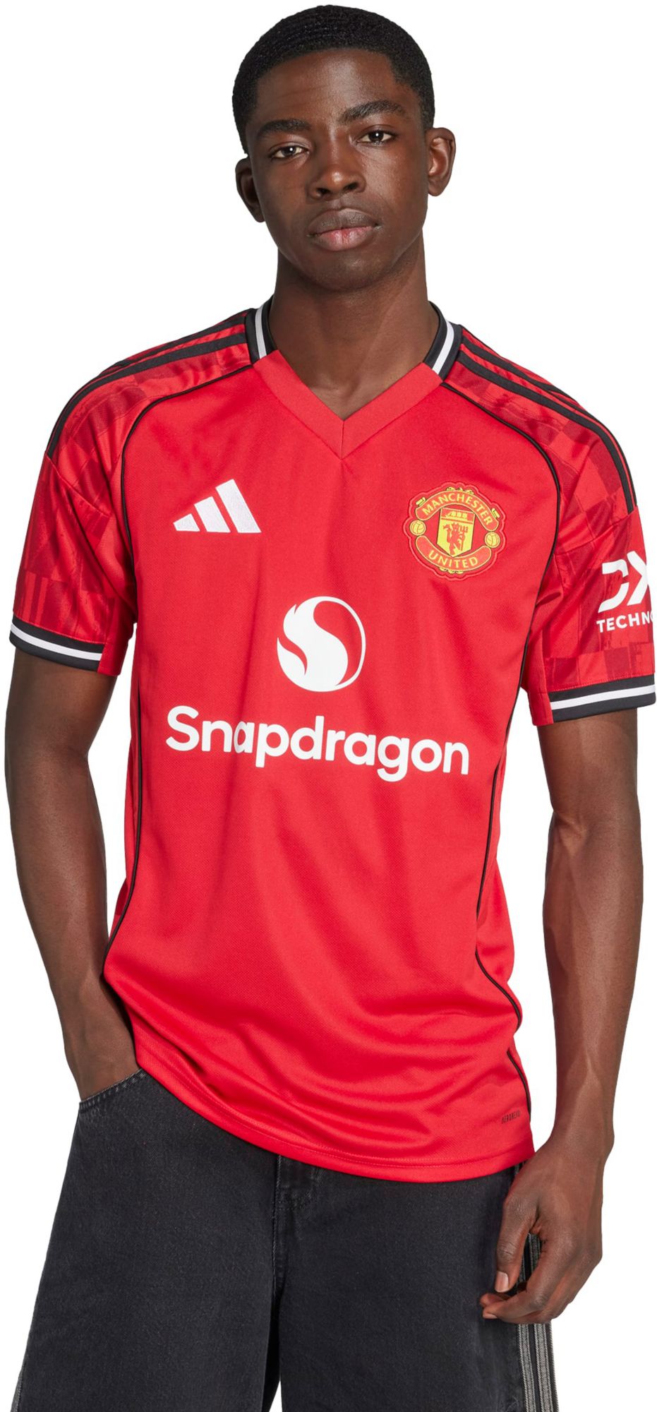 adidas Adult Manchester United 2025 Replica Red Home Jersey