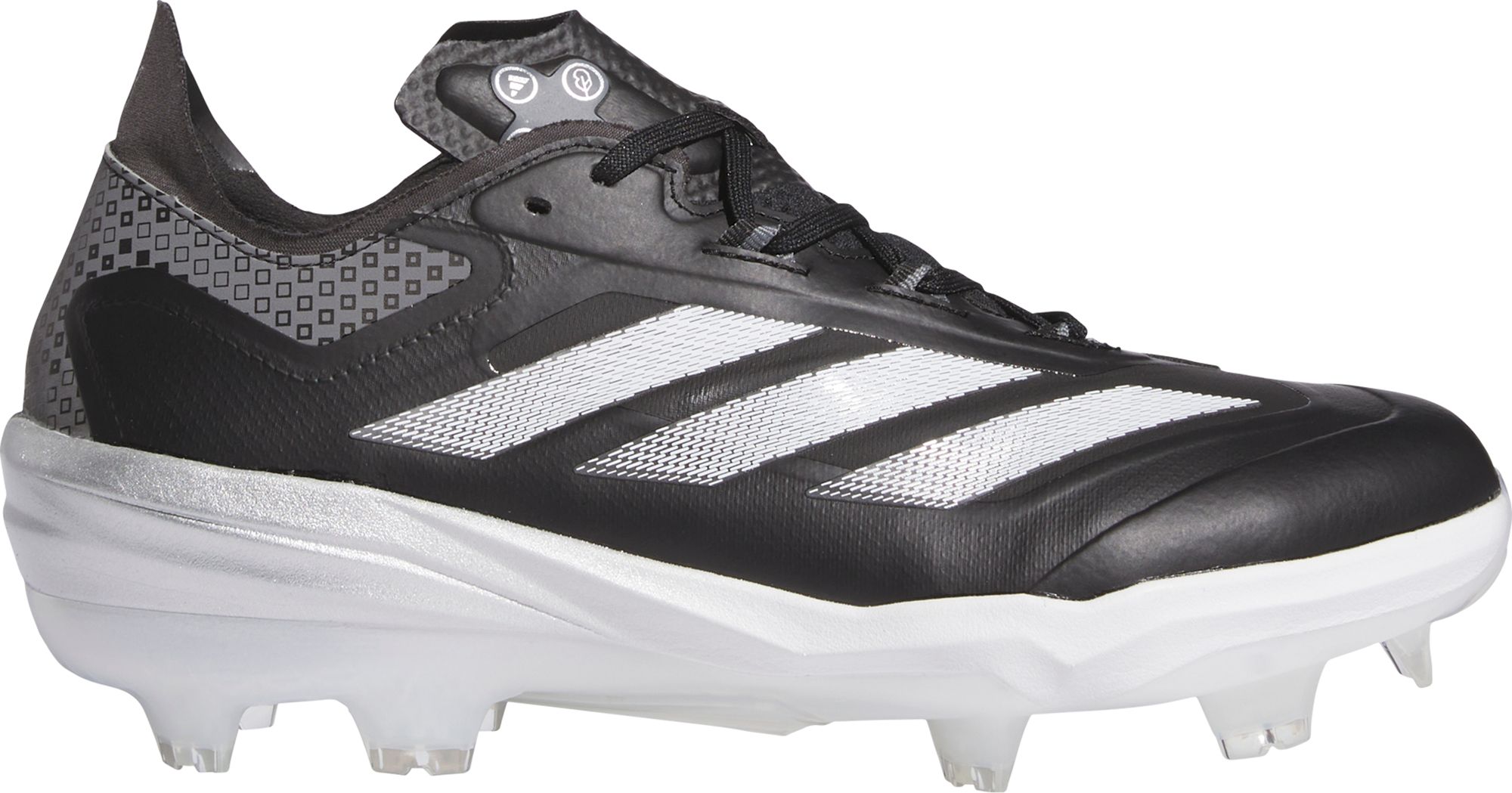 Shops adidas black and white cleats