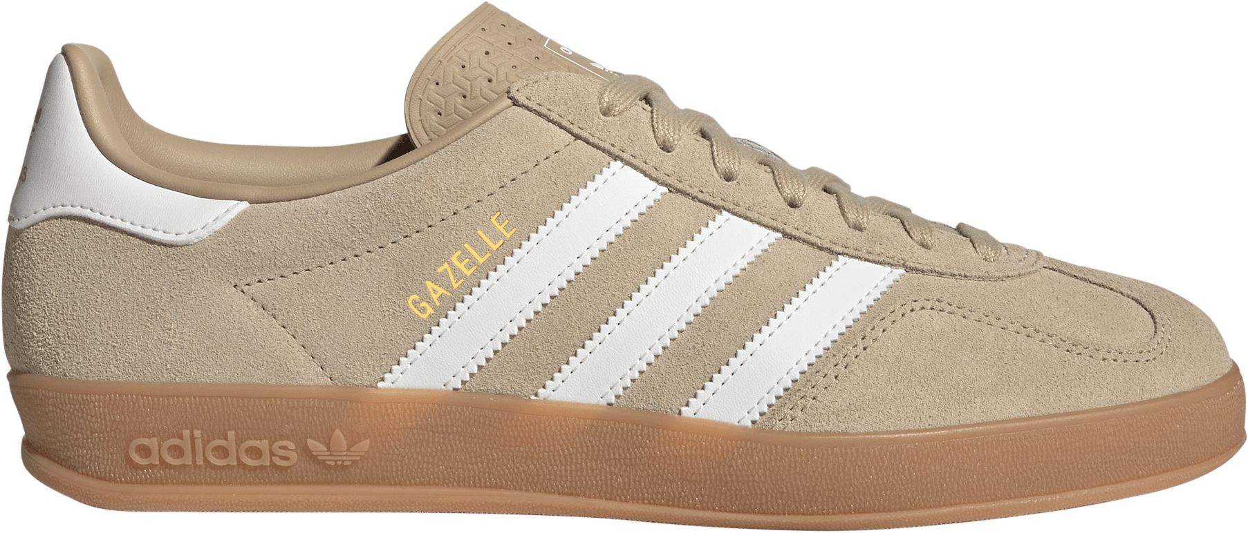 adidas Men\'s Gazelle Indoor JS0713 Glow Amber Off White Shoes Size 11 New adidas GAZELLE INDOOR SNEAKERS - Blue | Free Shipping with  main image 4